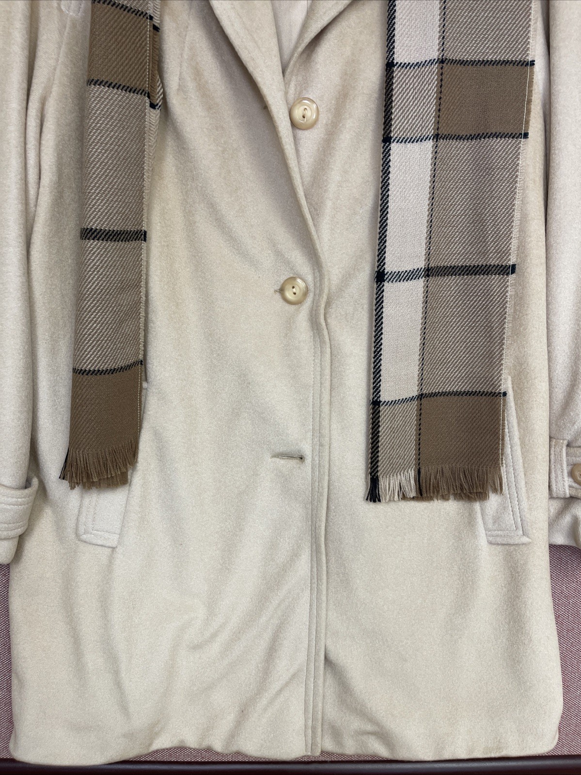 Vintage Cordana Simply Luxurious Wellington Fashions Celanese Arnel Long Coat