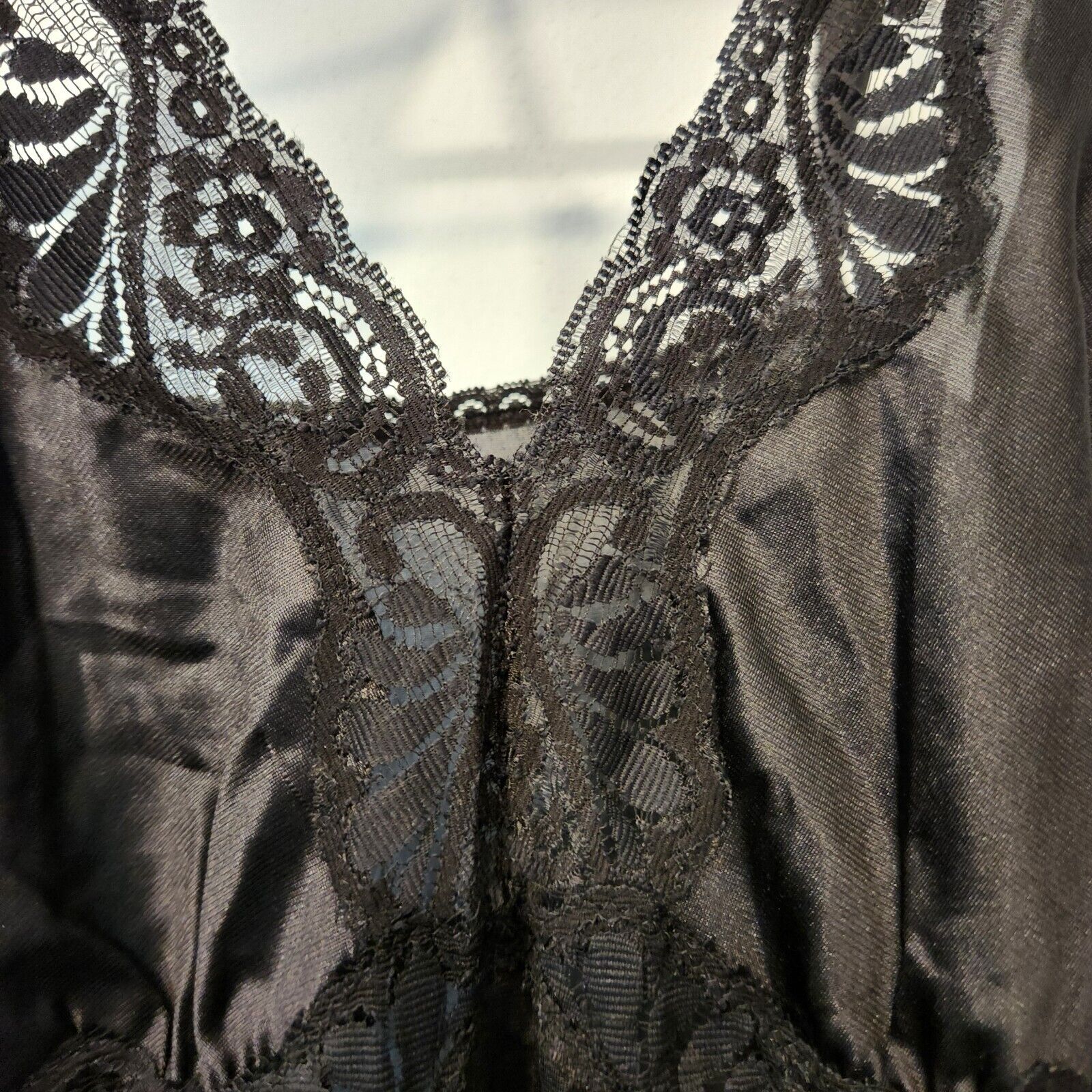 Ladies Garment Workers Union Label Women’s Black Lingerie Lace VINTAGE Sz 11