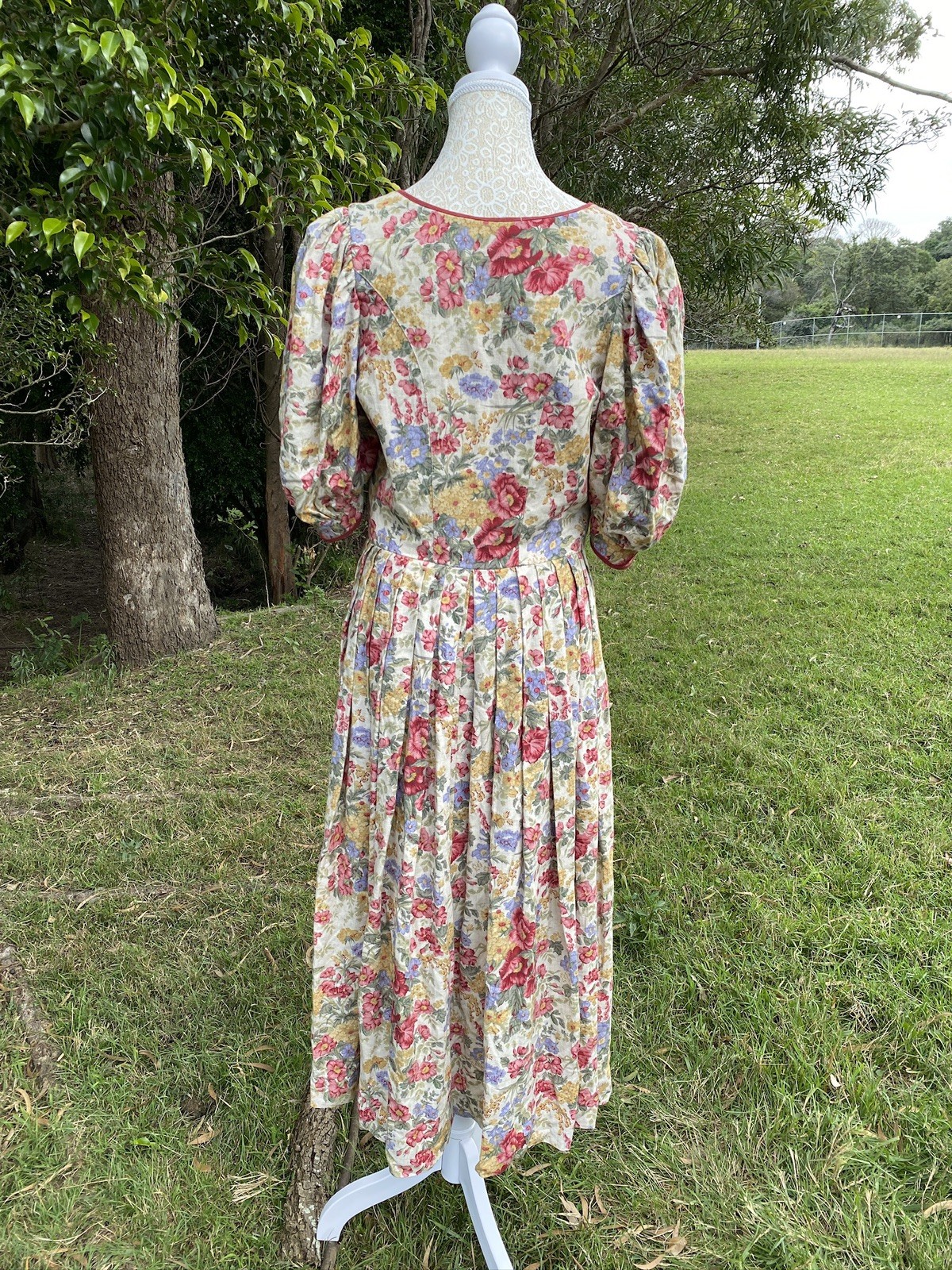 80s True Vintage Hanne Modell Archival Tapestry Prairie Victorian Fairy Cottage