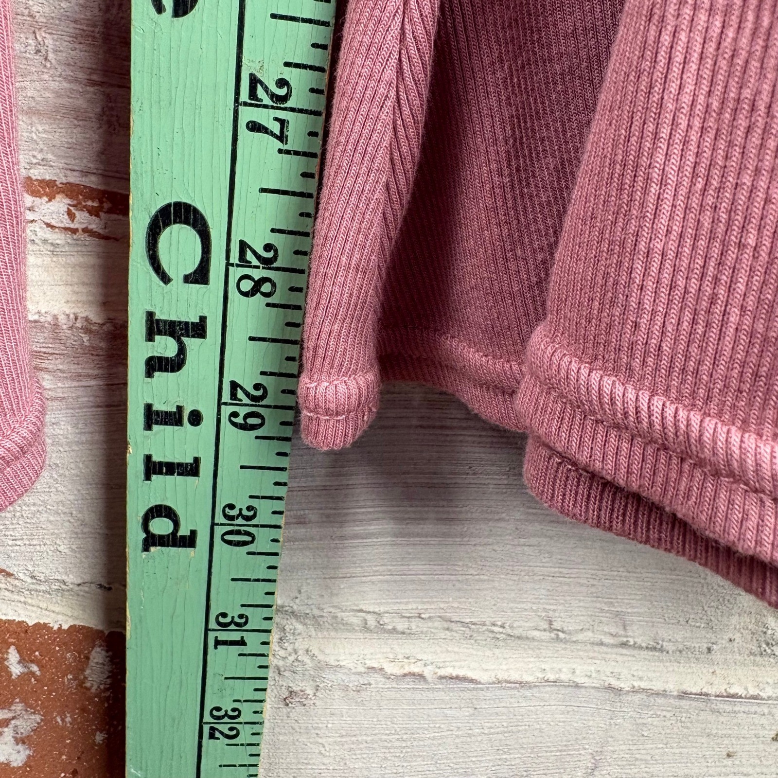 Free People Mauve Ribbed Knit Bell Bottom Flare Pants Size Small Boho 70s Retro