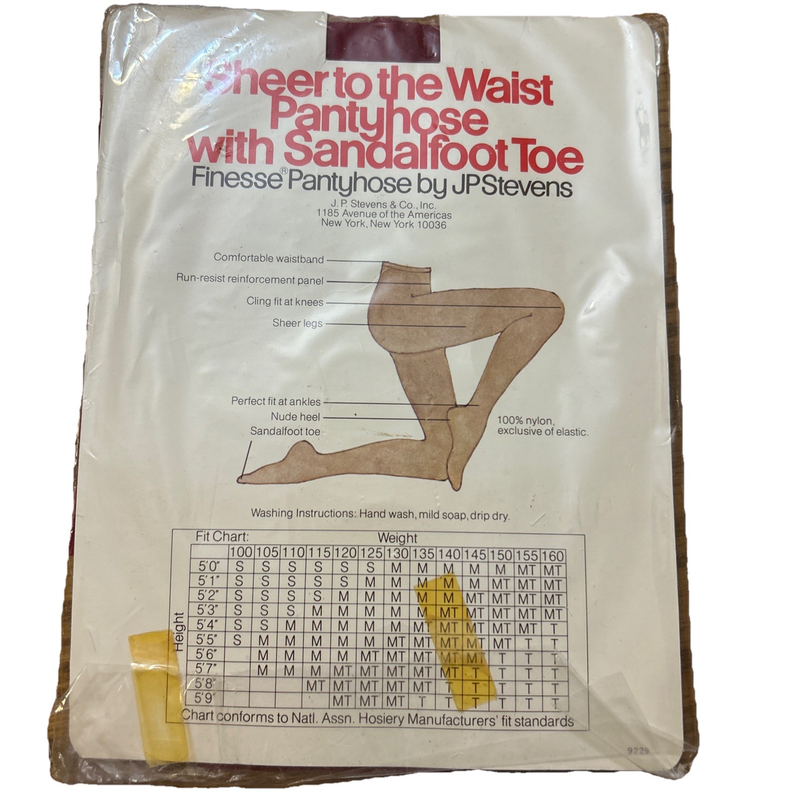 Vintage Sheer To The Waist Pantyhose : Wineberry Size M – JP Steven’s Co.