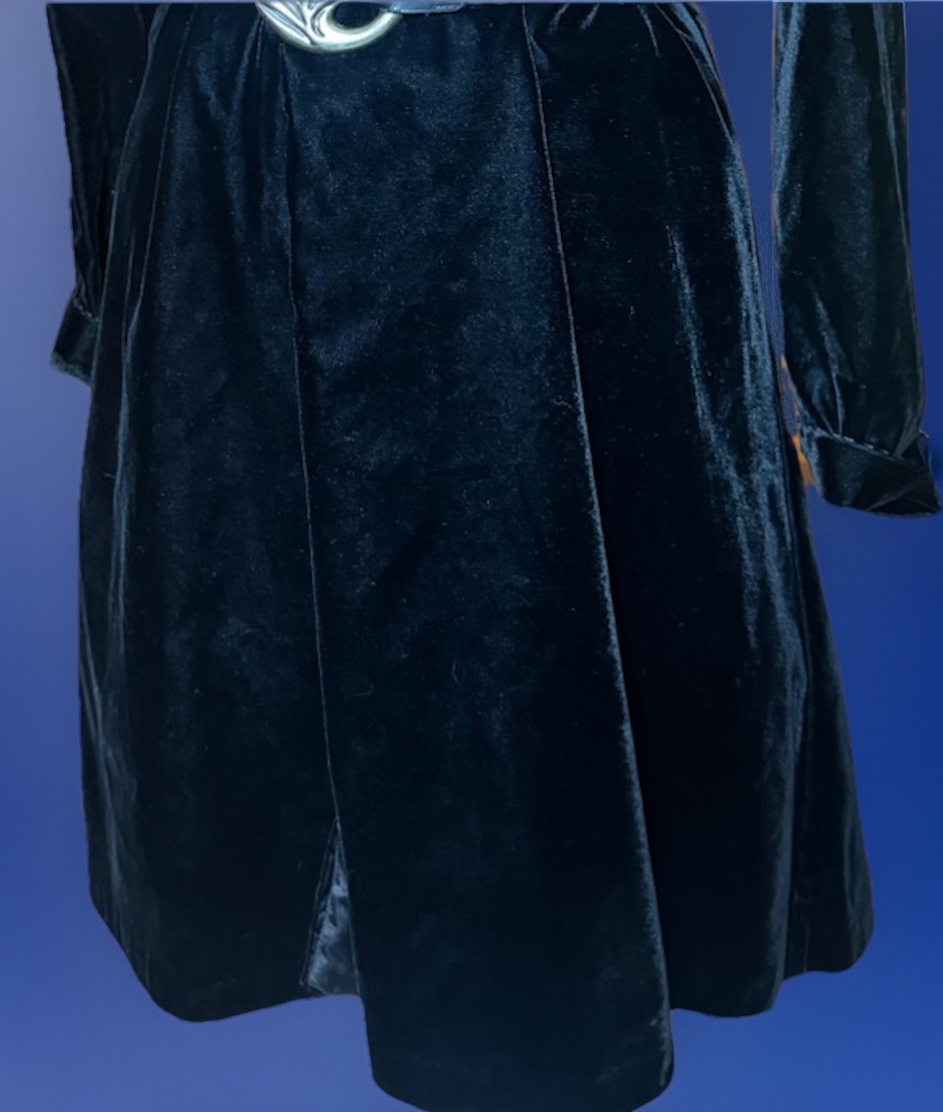 Vintage Patra Black Velvet Swing Jacket Witchy | Opera Cape | Goth Romantic Luxe