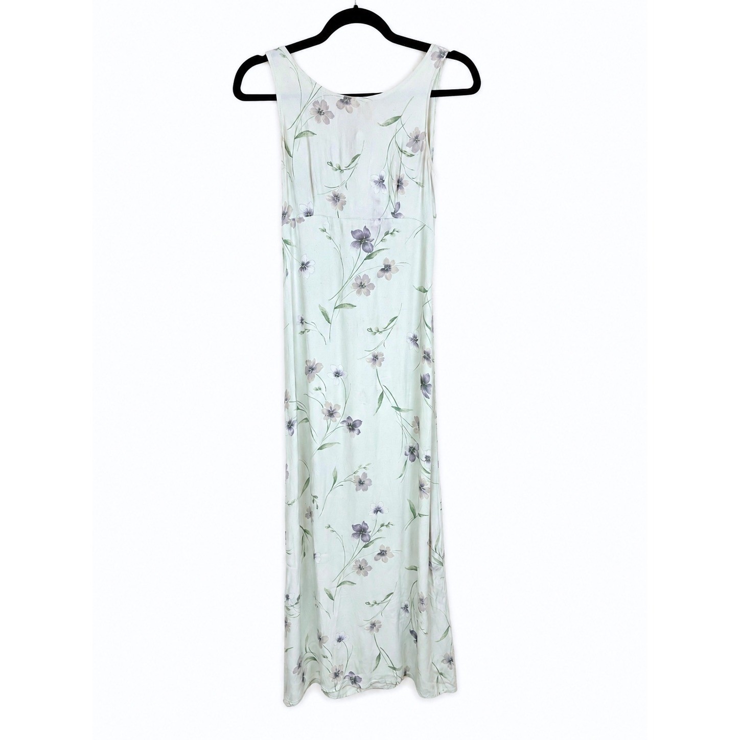Vintage Y2K 90s Slip Dress Sz S Maxi Fairy Grunge Cottage Floral Phoebe Floral