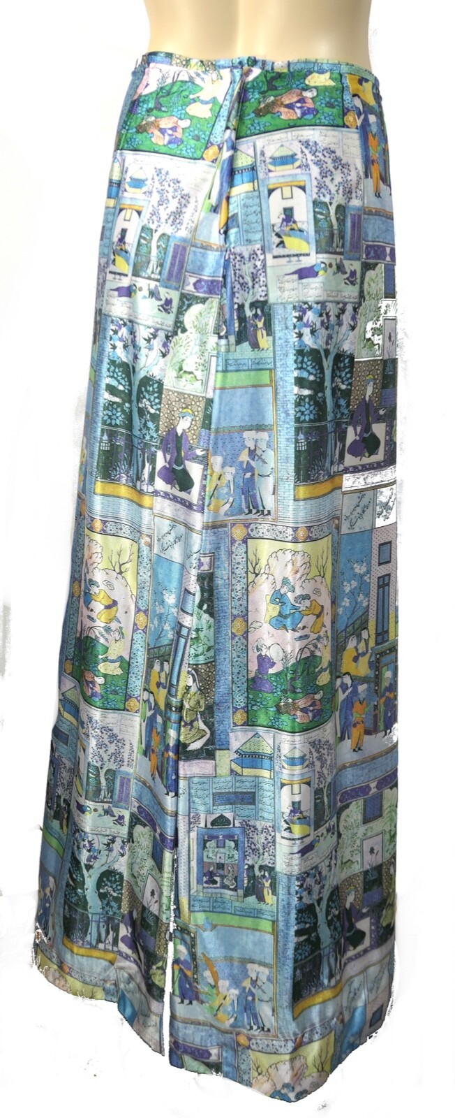 Vintage Handmade diy Maxi Skirt Circa 60s 70s A Line Pencil L 45 long