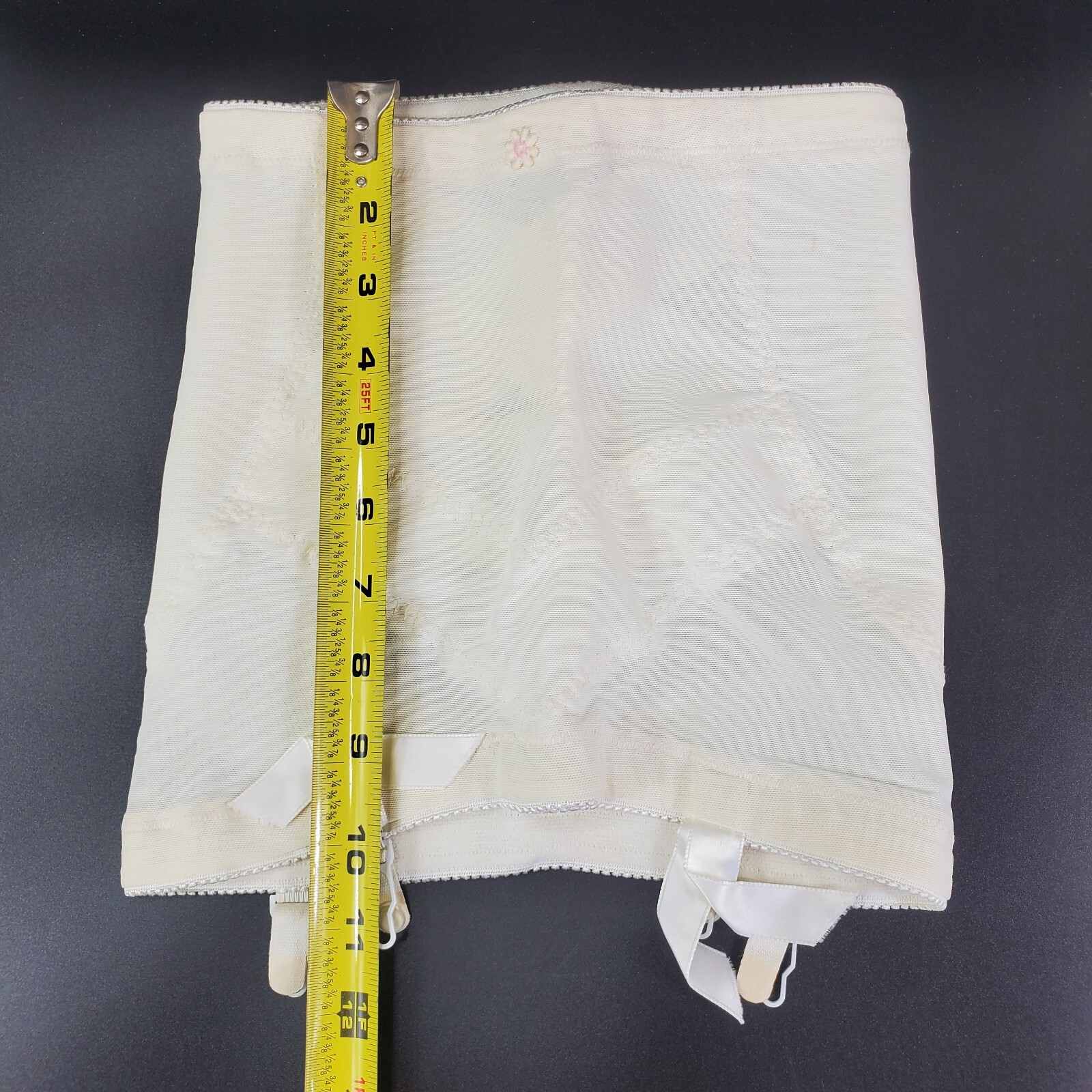 Vtg 60s Sculptress Figure Control Short Panty Girdle Clips Petite Sz 0 White NOS