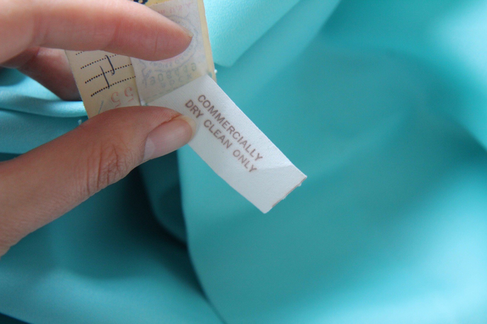 Vintage 1960’s Blue Mod Maxi-dress B. Altman & Co. Made In USA Long Sleeves