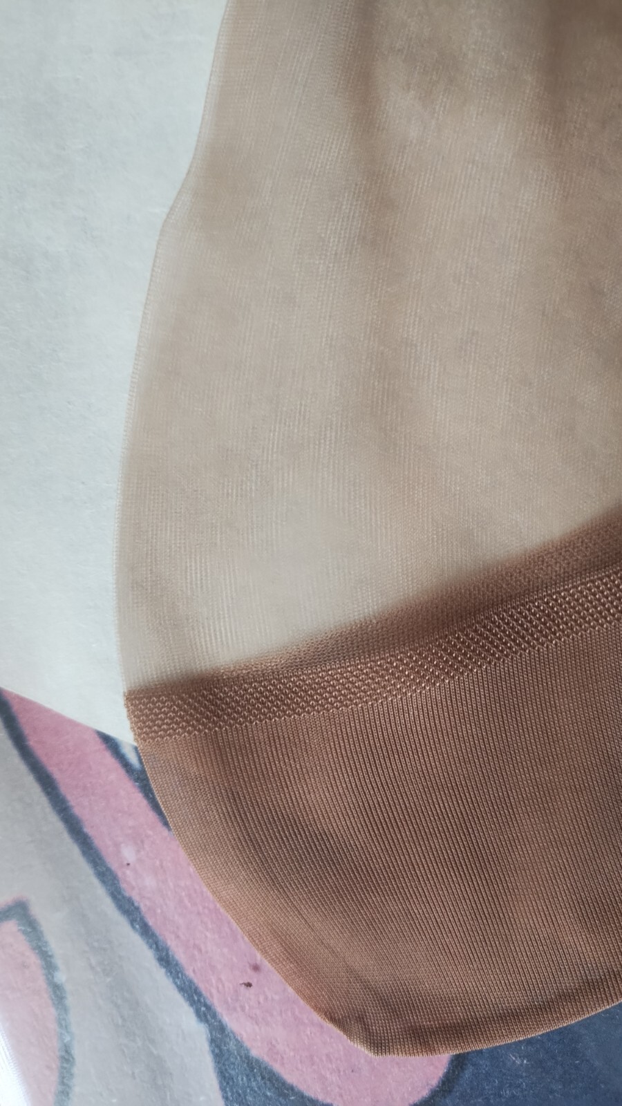 1950’s vintage stockings – nude heel – 15 Den Flat Knit- size 9 30 1/2″ long