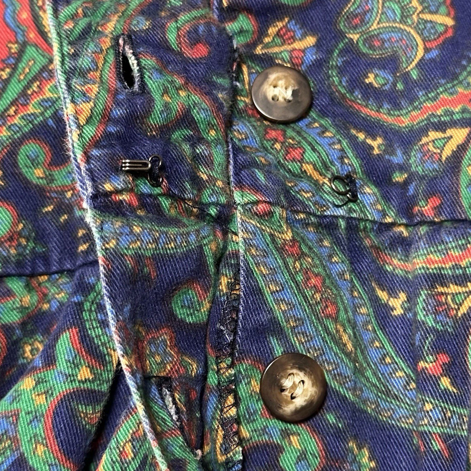 Vintage Talbots Sara Campbell Long Sleeve Paisley Dress