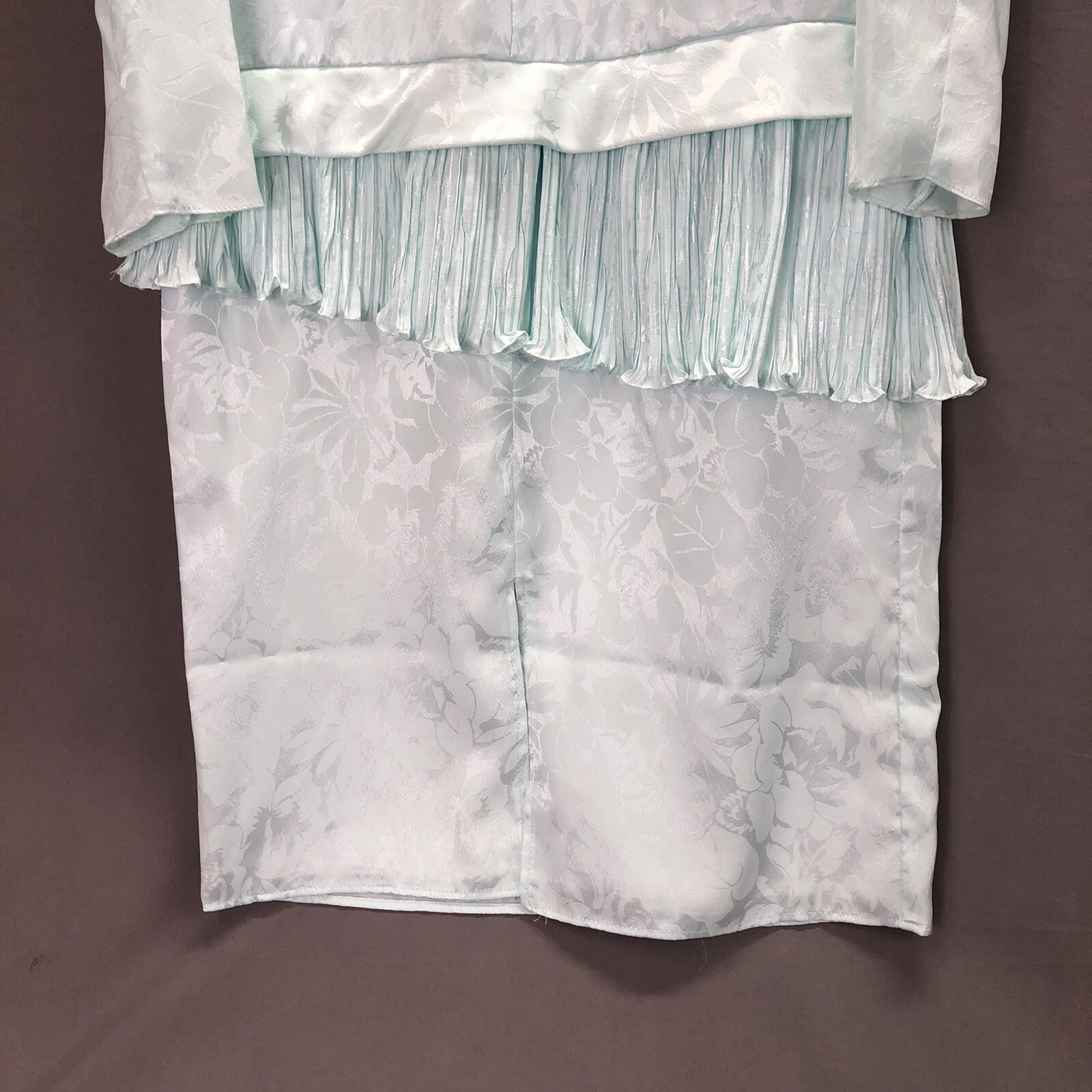 VINTAGE MICHAEL MARCELLA LTD BARBARA CHODOS PALE BLUE FANCY DRESS SIZE 12