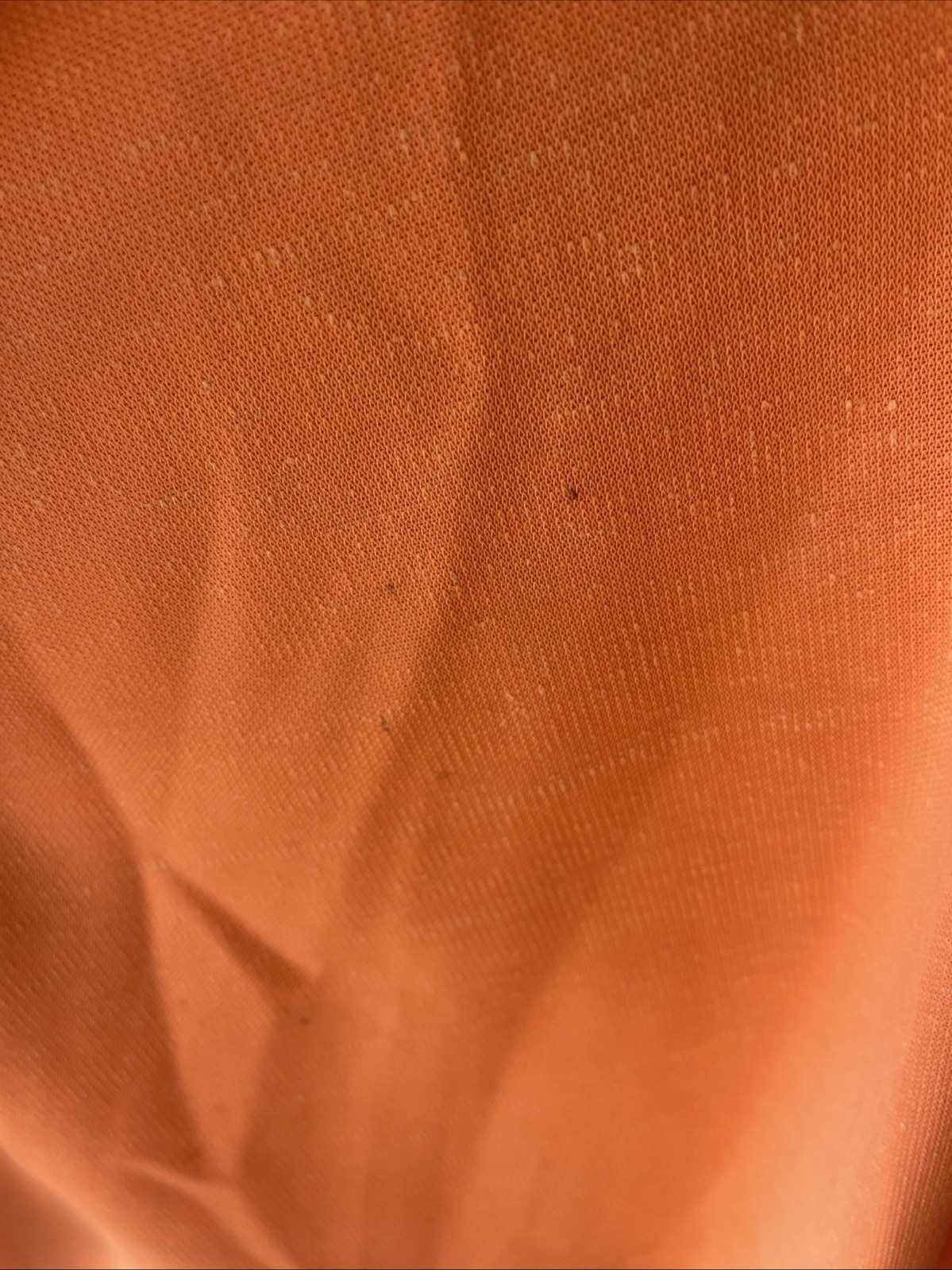 Vintage 70s Haypence Women’s Retro Orange Funky Polka Dot Collar Dress Small