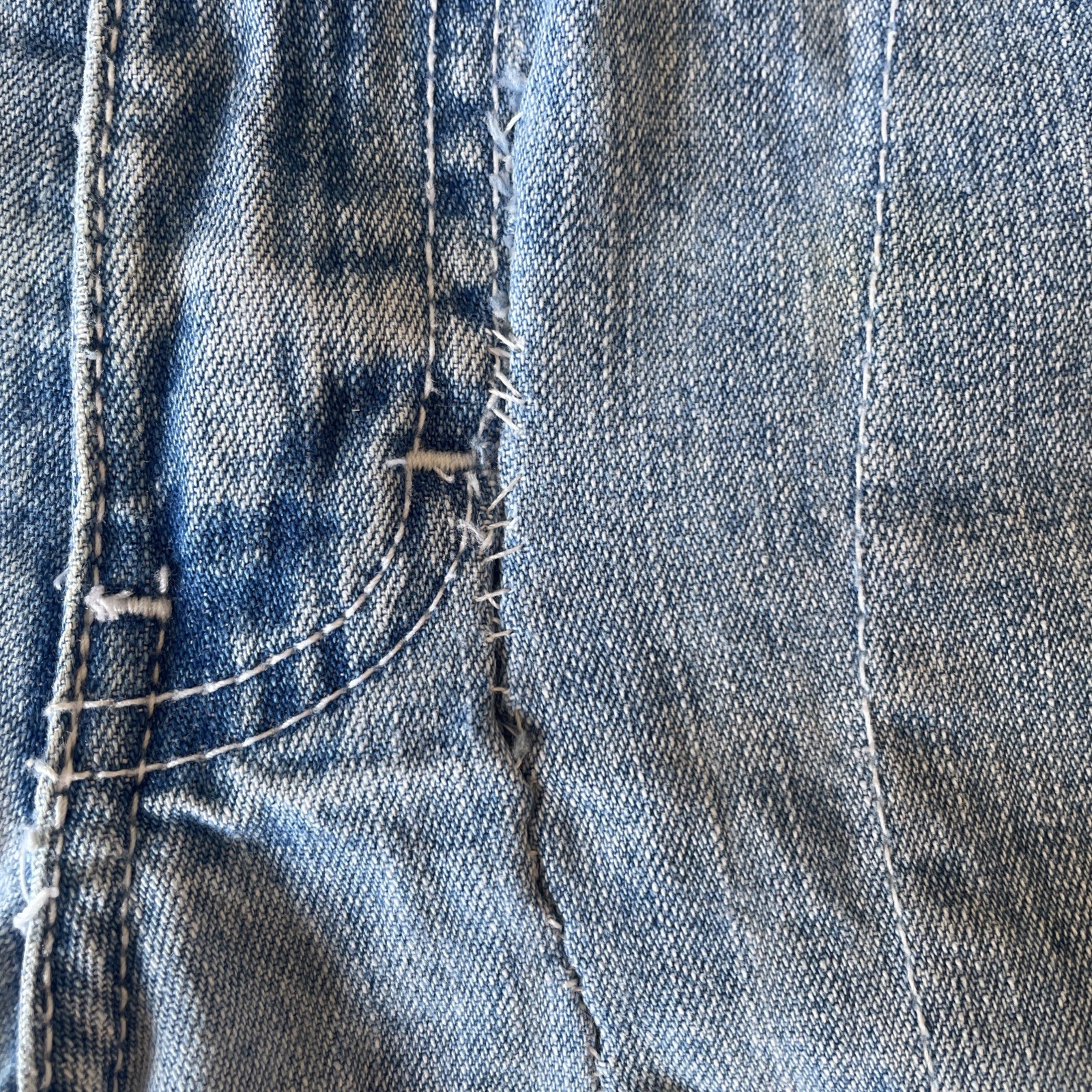 VTG Jordache Carpenter Jeans 1970’s Size 15/16 Light Wash Wide Leg