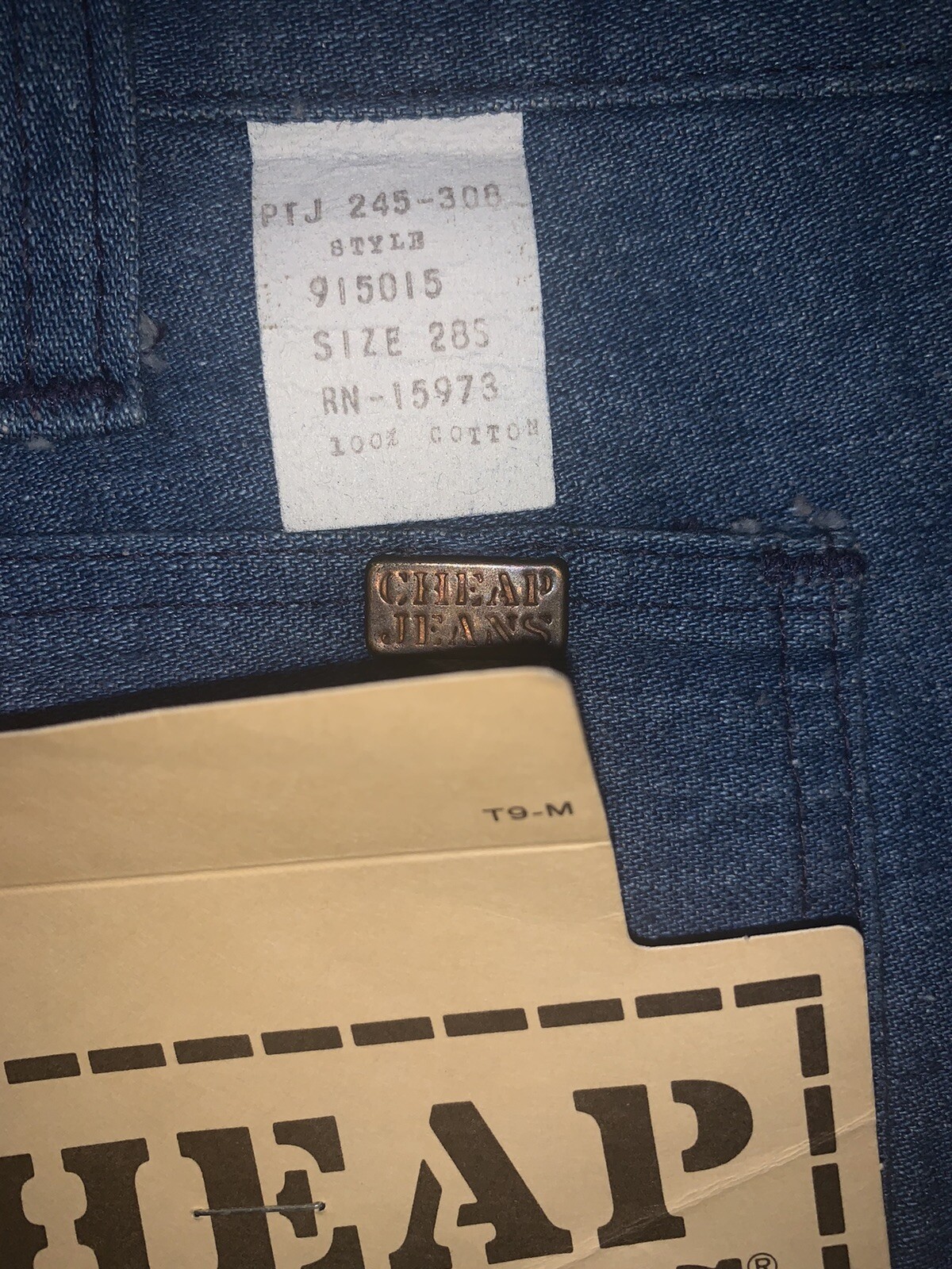 vtg 70s bell bottom Jeans Hippie Cheap Jeans MINT Vintage But New Sz 28