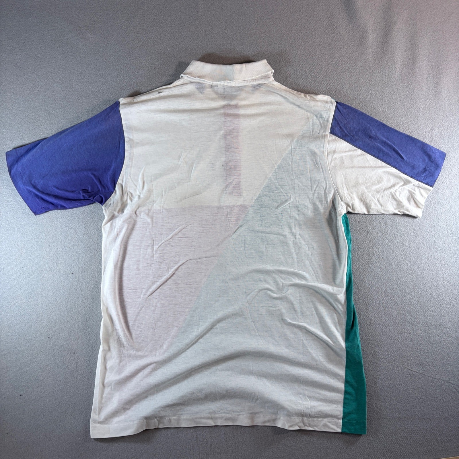 Sport Thomson Collection Vintage 90s Colorblock Polo Shirt Womens Large Multi