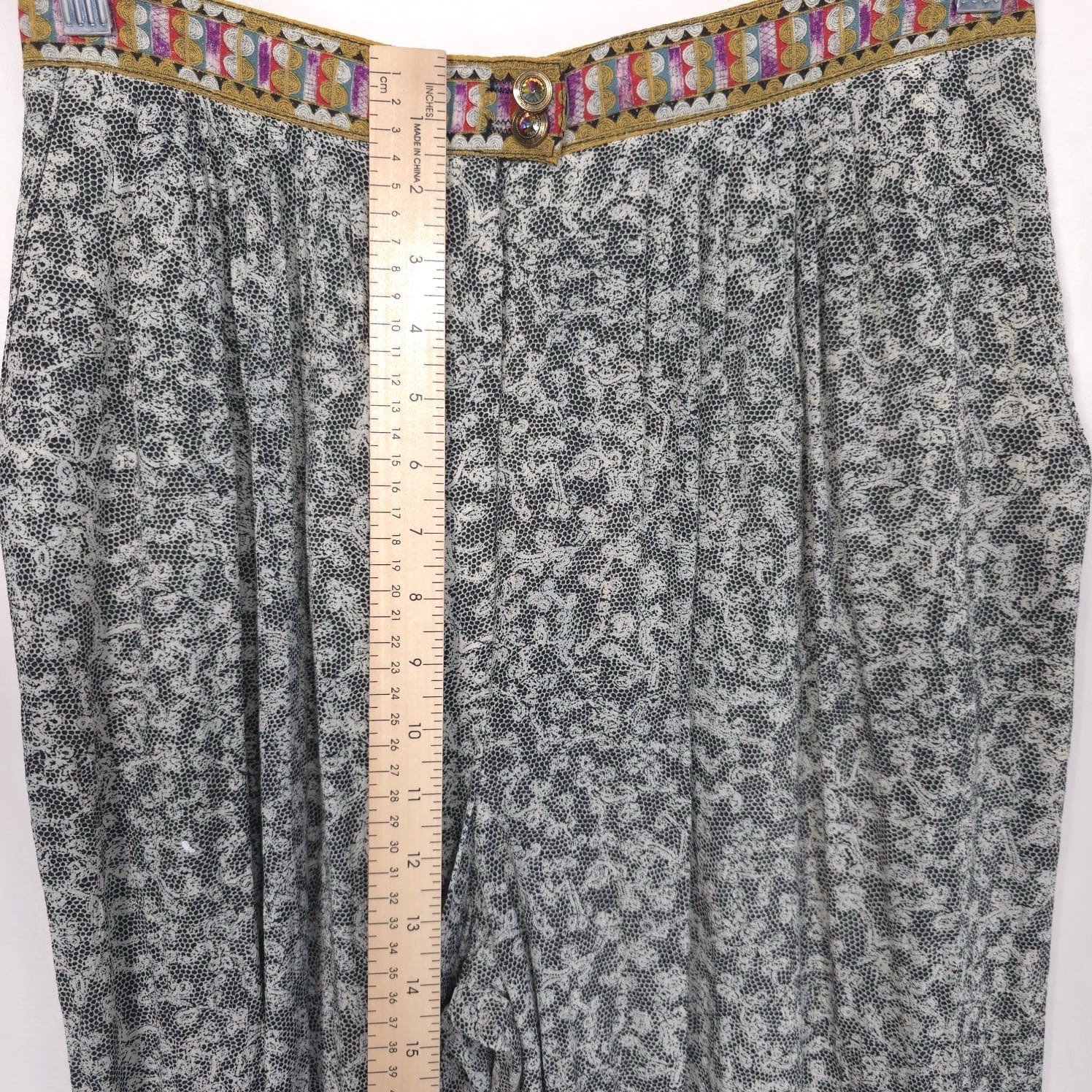 PLATINUM DOROTHY SCHOELEN Women’s Pants Size 14 GERMANY Fabric USA Made Vintage
