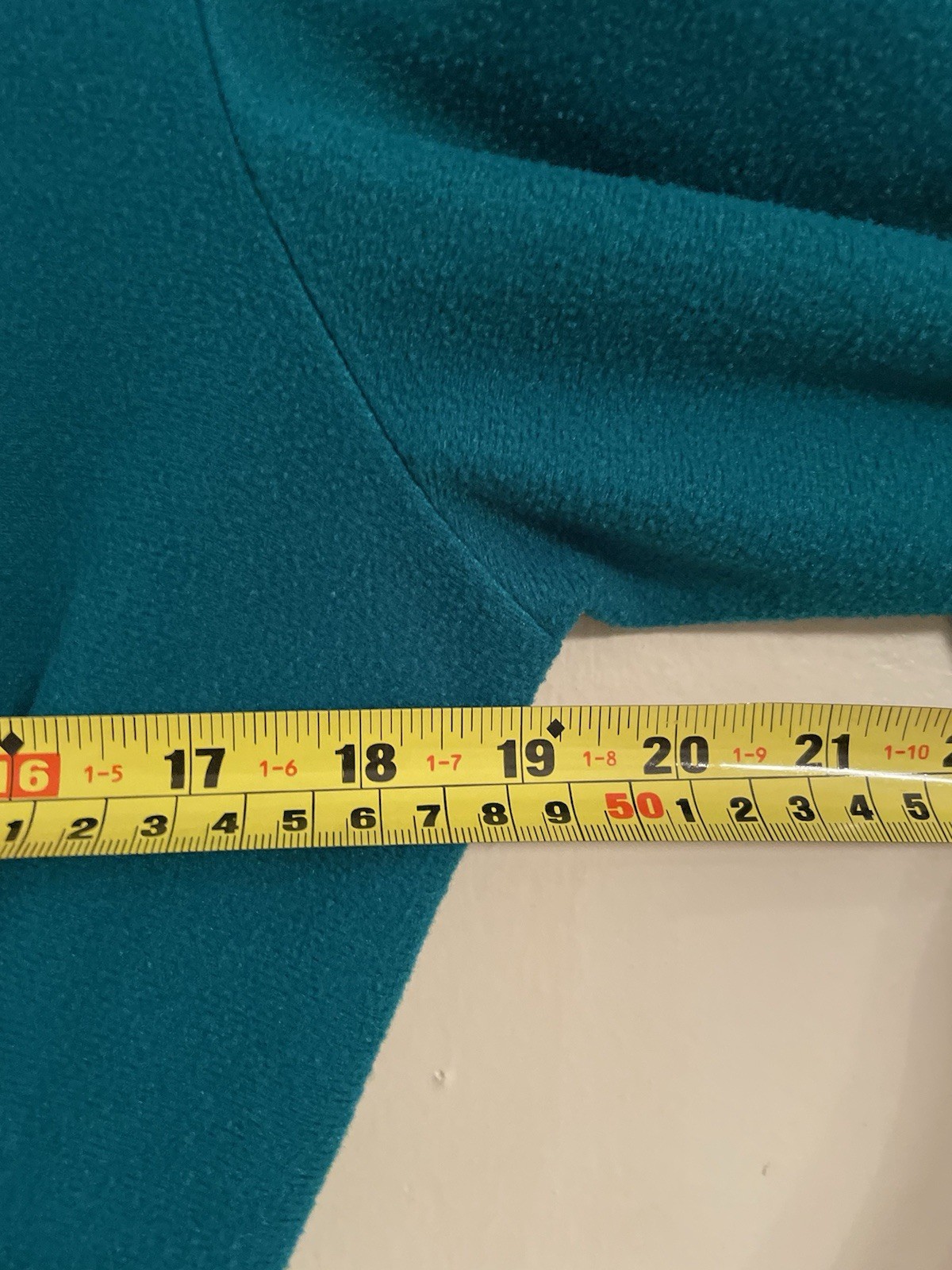 Famous Bodies Vtg Women’s Robe Housecoat Teal Med 12/14 Belt- EUC