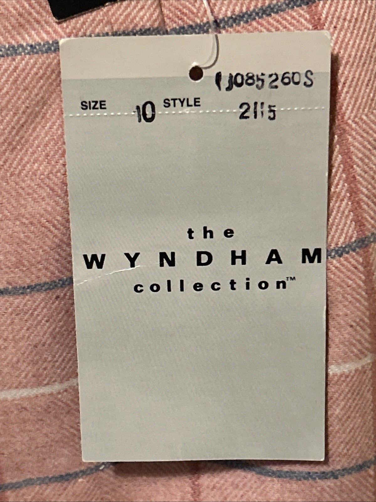 VINTAGE The Wyndham Collection Pink Plaid Wool Midi Skirt – Size 10 – NWT ~JJC4