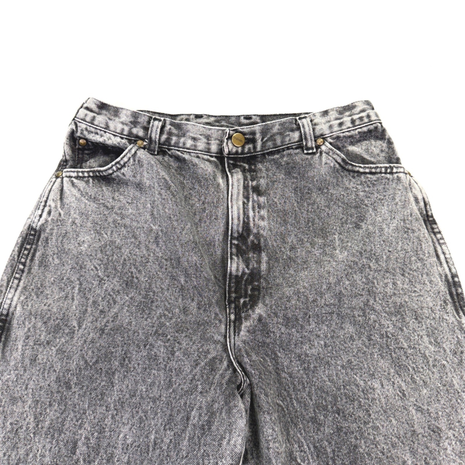 PS Gitano Jeans Womens 16 Gray Acid Wash High Rise Mom Vintage 80s 90s USA Made