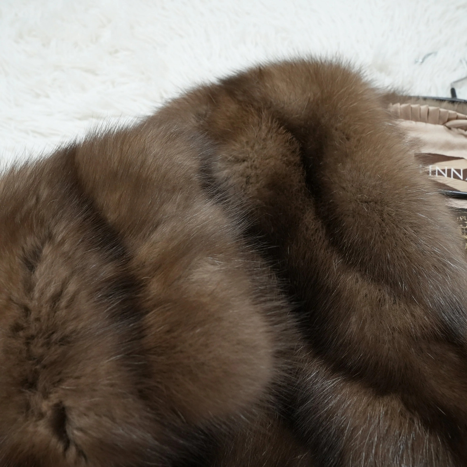 SOBOL Silvery Russian Sable Fur cropd Jacket – Genuine Vintage Fur From Japan