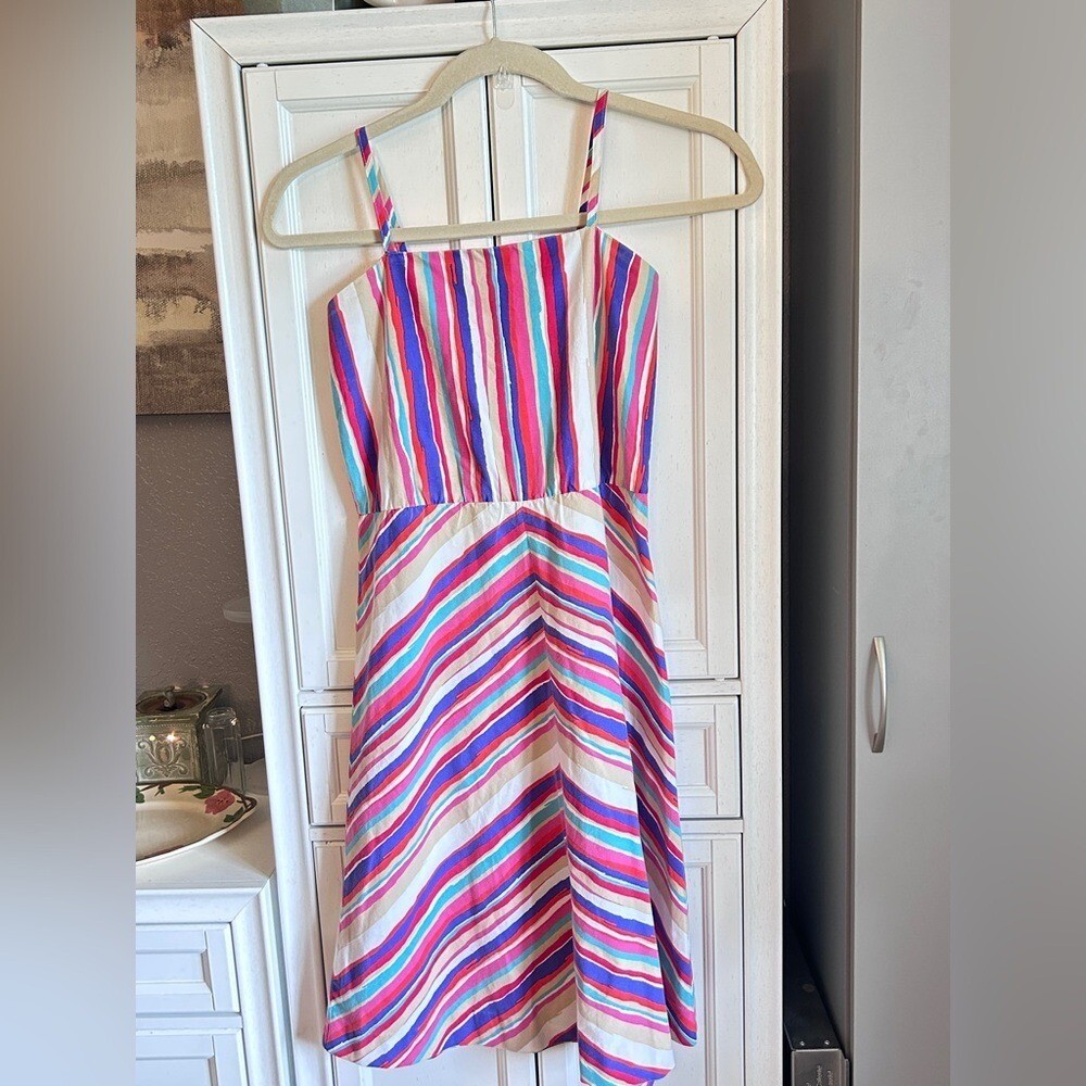 Vintage Cut-Ups Striped Sun Dress Size 11