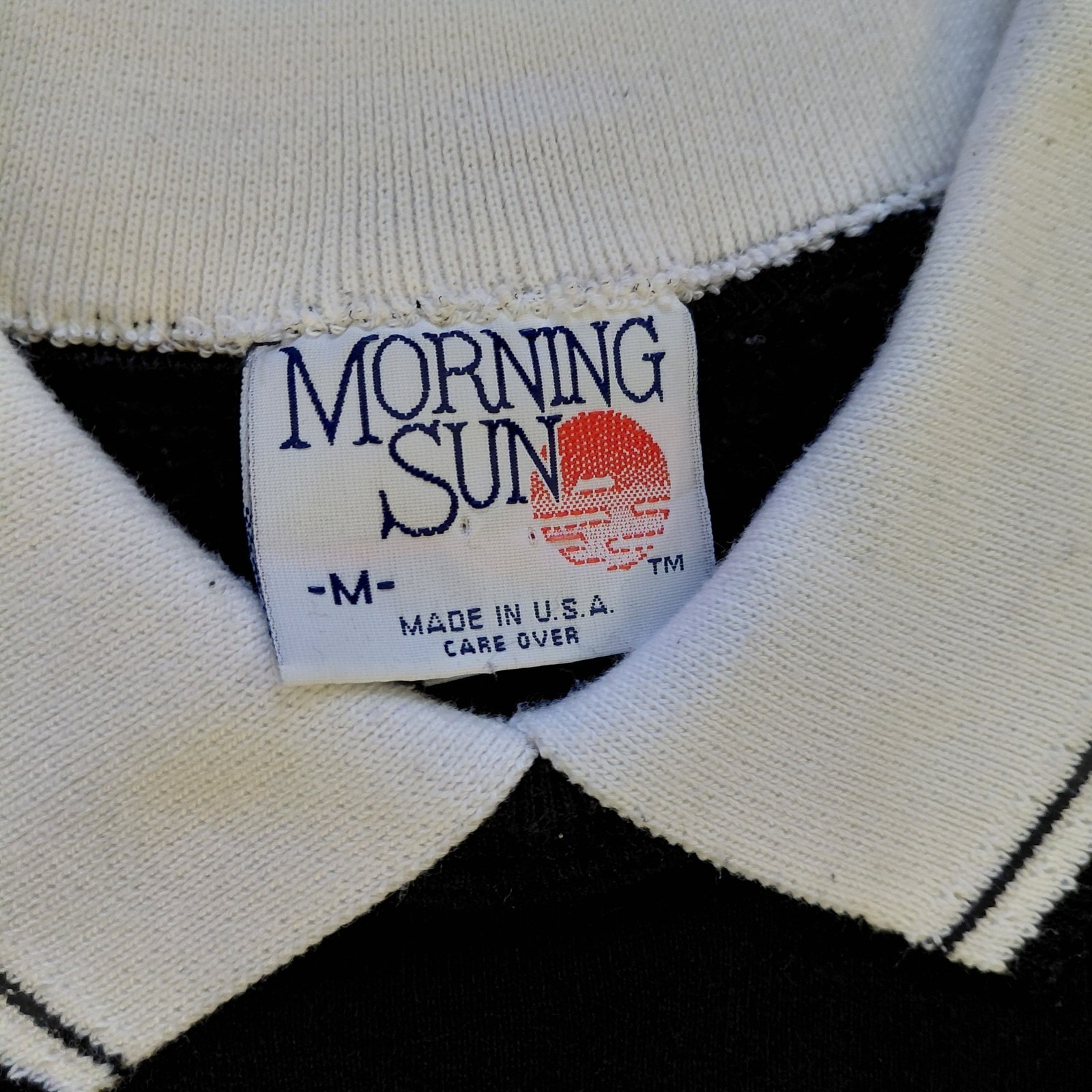 Vintage Womens Morning Sun Bowling Shirt Size Medium M Made in USA Pins Unique