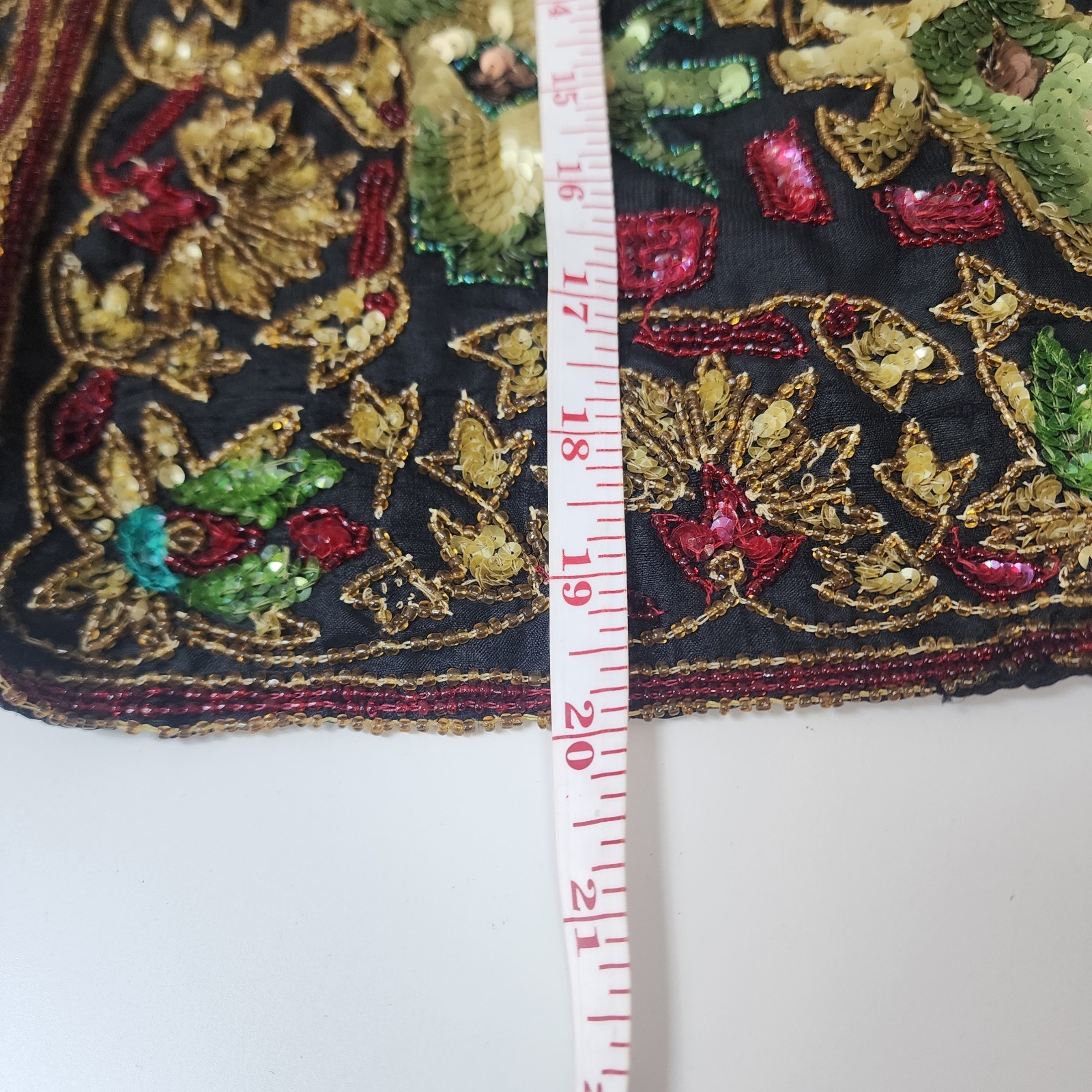 Vintage Adrianna Papell Evening 1994 Women’s L Multi Beaded Sequin Jacket *Note*