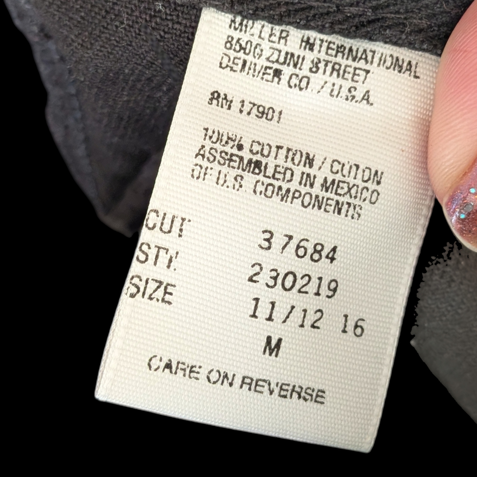 Rockies Jeans Black 11/12 M 26″ Waist 31″ Inseam EUC 90s Western Horse