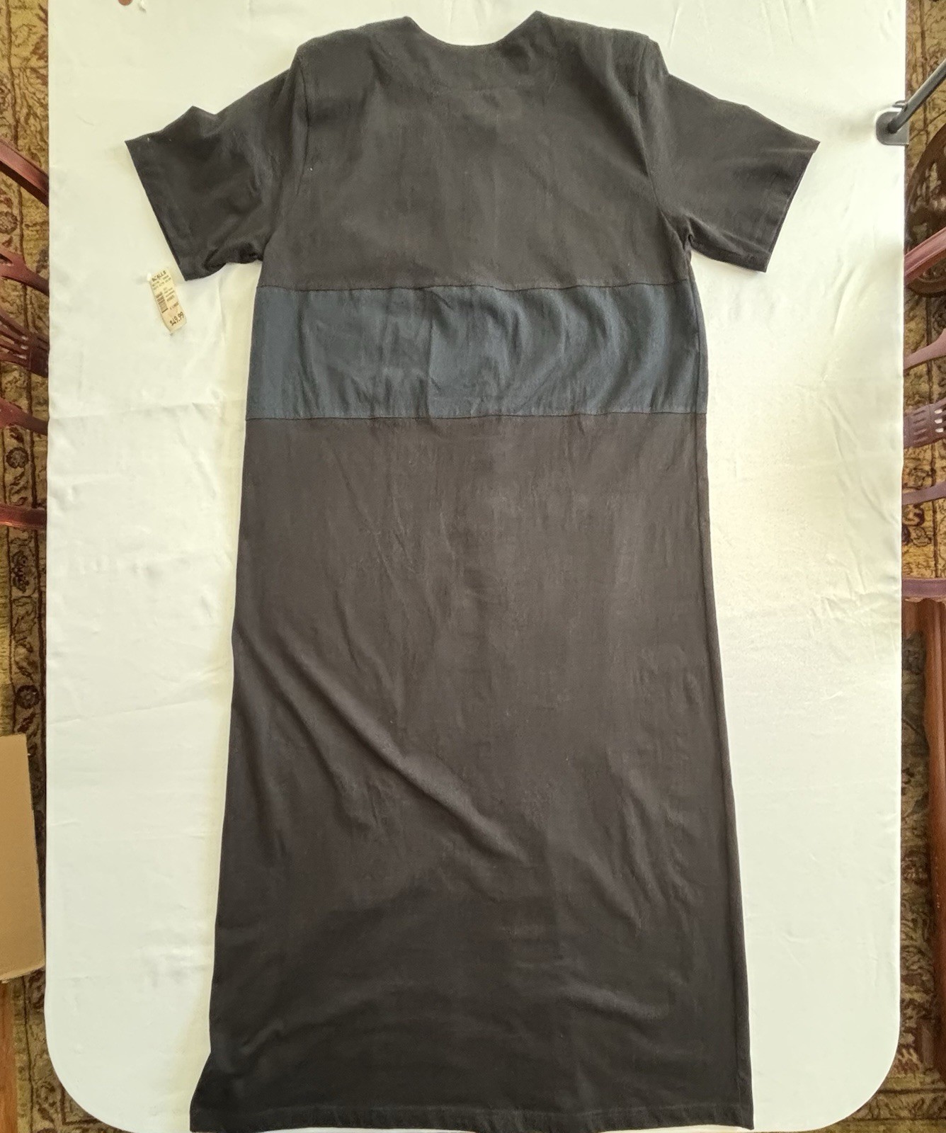 Vintage 90s Country Wear Casuals Lorree G. Star Cotton Linen Blend Dress Size XL