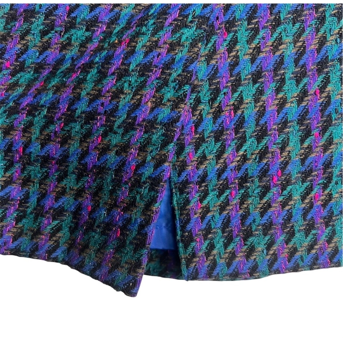 Amanda Smith Petites Vintage Houndstooth Pencil Skirt size 14