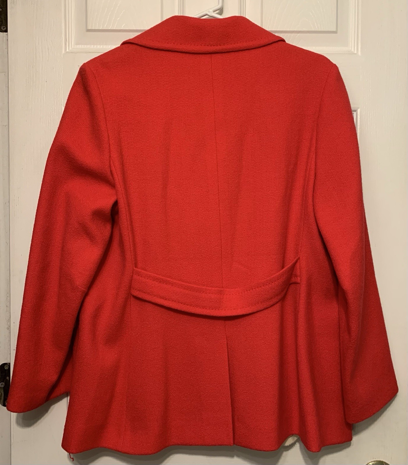 Vtg 70s Double-Breasted 100% Pure Wool Peacoat Women’s L Lined Union Made USA