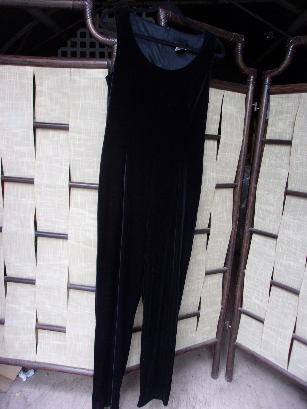 Lot Vintage Glamorous Black Dress Cocktail Mod Festive Velvet Silk McClintock