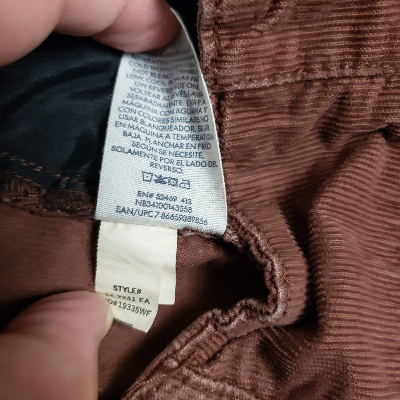 NOBO Corduroy Flare Pants Brown Dark Academia Y2K Preppy Old Money Ivy League 10
