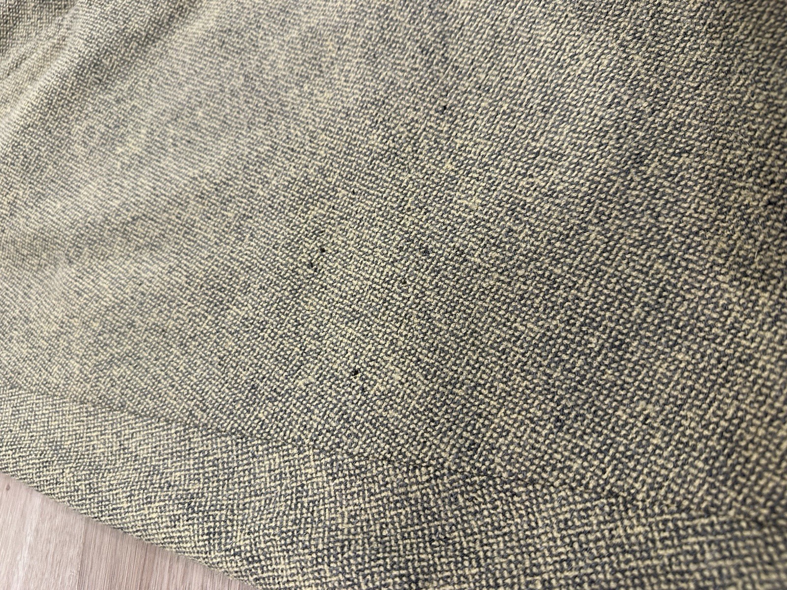 Vintage Saks Fifth Avenue Textured Mod A-Line Twiggy CONMAR Hook Loop 60s Skirt
