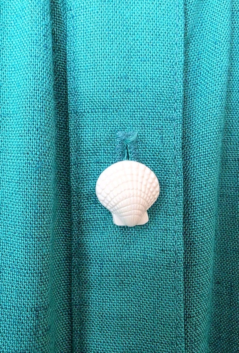 Vintage 70’s Campus Casual Teal Skirt, Sea Shell, Women’s Size Medium