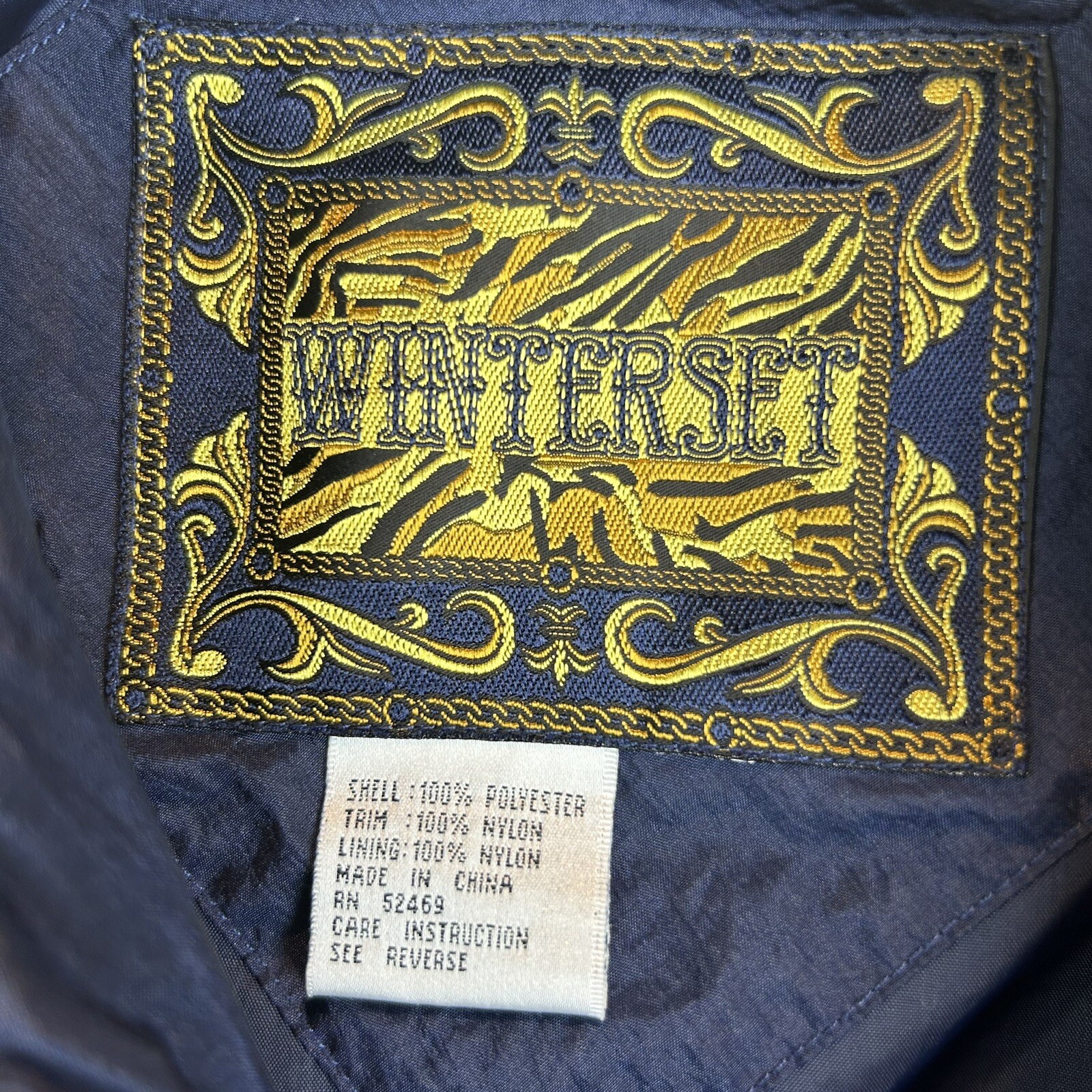 Vtg Windbreaker Womens M Jacket 90s Zip Cinch Waist Designer Look Old Money Read