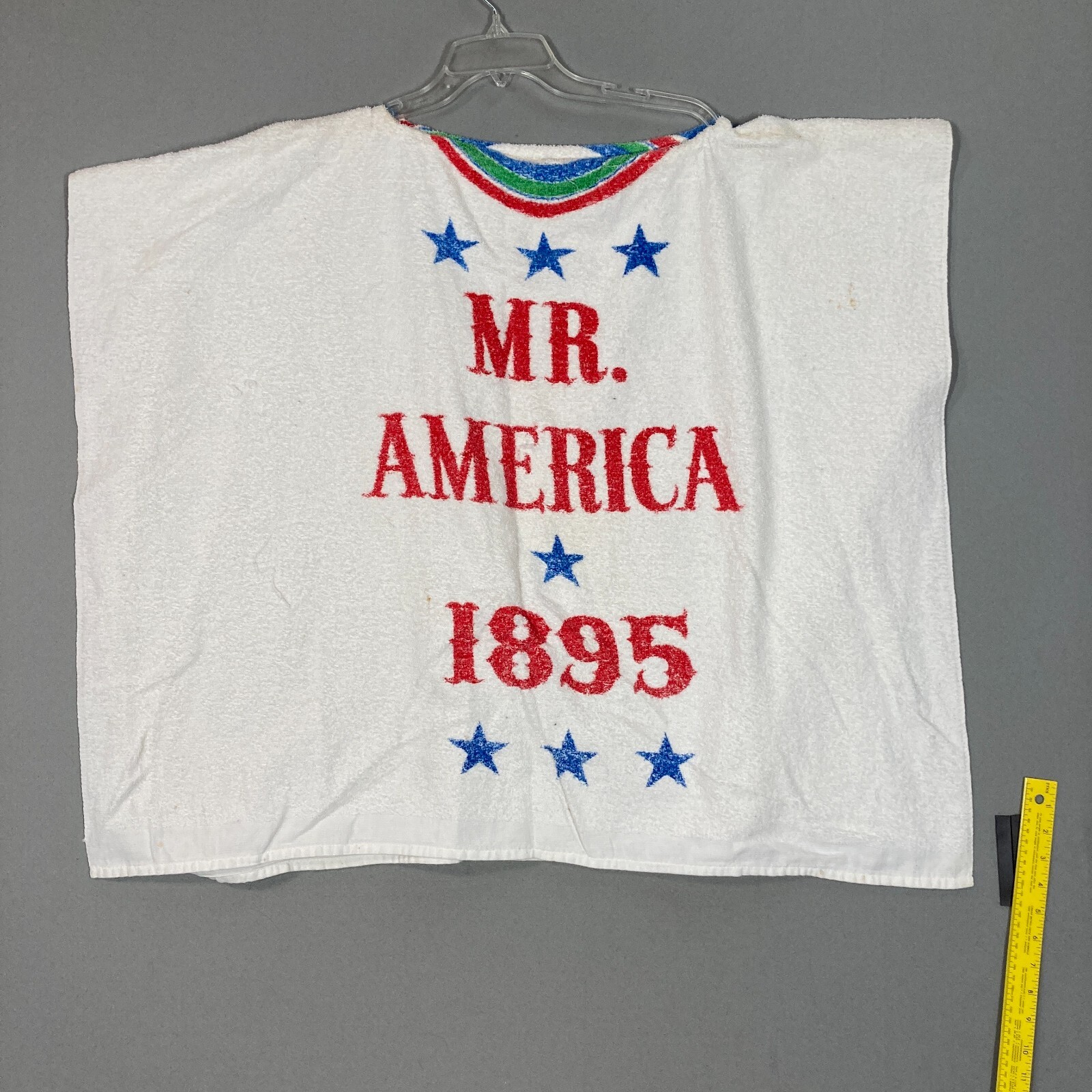 Vintage Beach Towel Cover Up Mr America US Navy Sailor USA Adult One Size Unisex