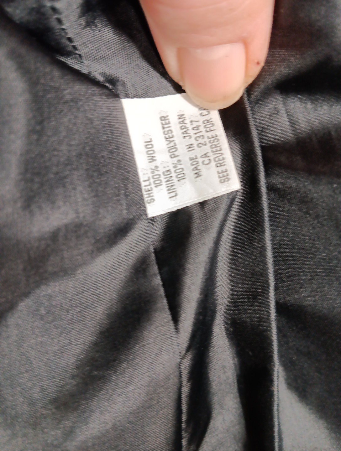 Wool Blazer Women’s 8 Gray Black Tweed Striped Italian Career Jacket Old Money