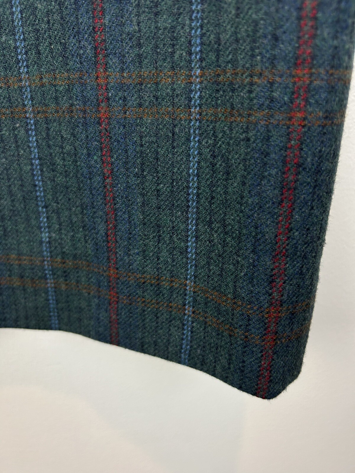 Vtg Pendleton Skirt Women 4 Green Pockets Lined 100% Virgin Wool Plaid Classic