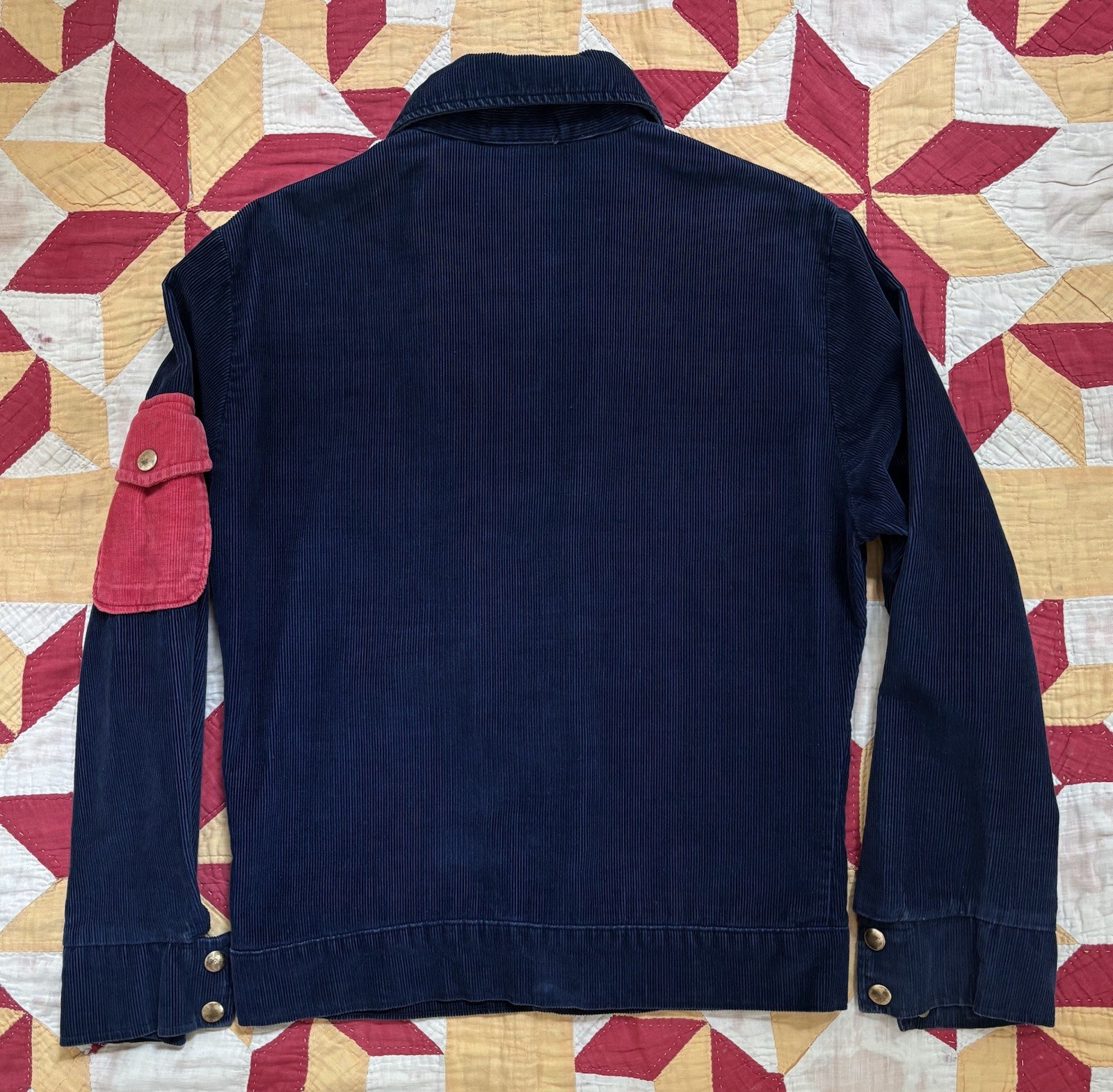 Vintage 60s 70s Outer Limits Corduroy Jacket Roller Skating USA Hippy Size 38