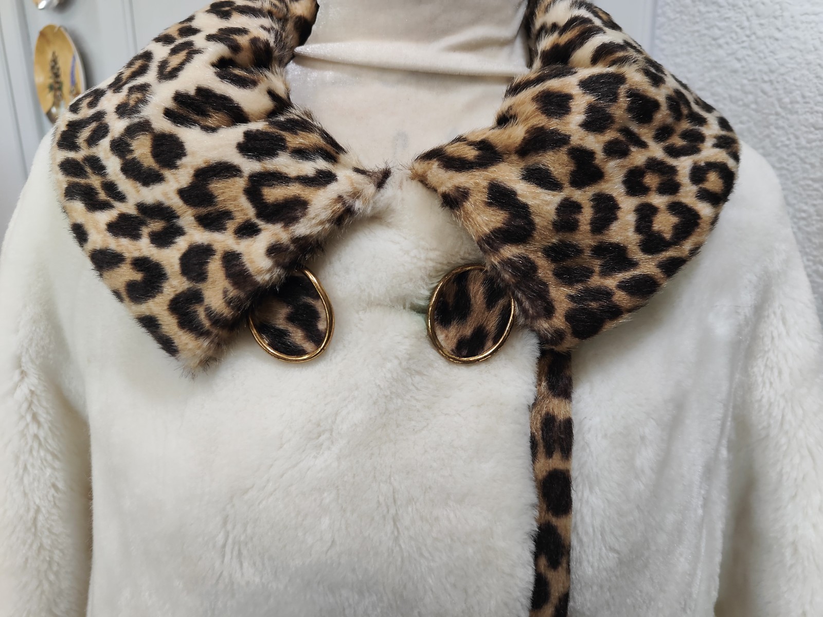 Vintage Norba by GLENOIT Faux Fur Coat 1950’s /1960’s