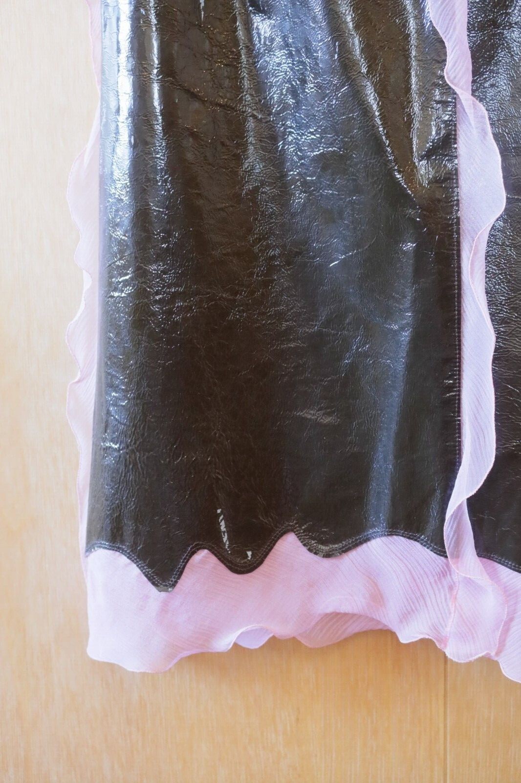 RARE Never Worn S/S 2000 Vintage Fendi by Karl Lagerfeld Patent Leather Suit 38