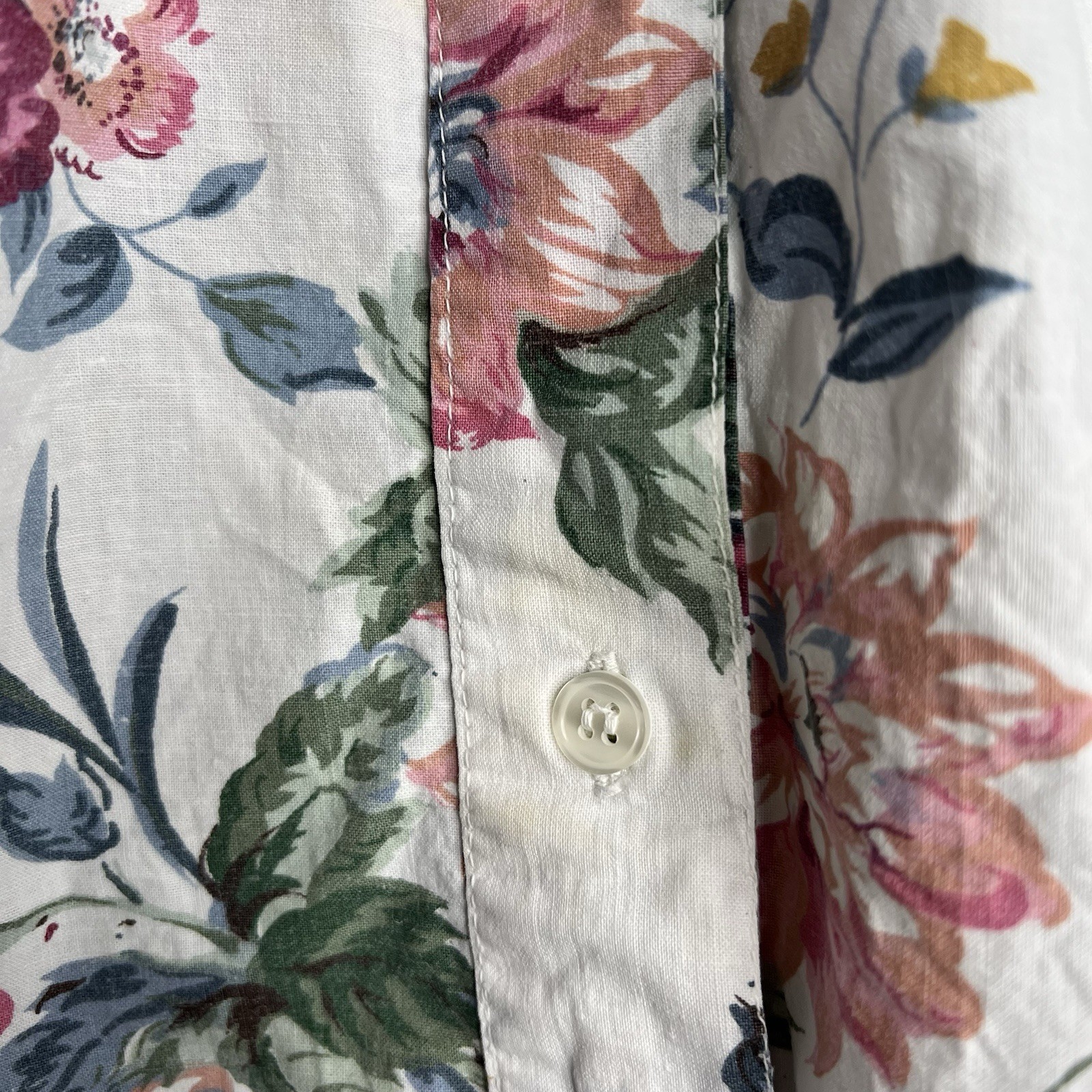 Vintage Hunter’s Run Women’s Size S Button up Shirt Floral Easter 80s 90s Small