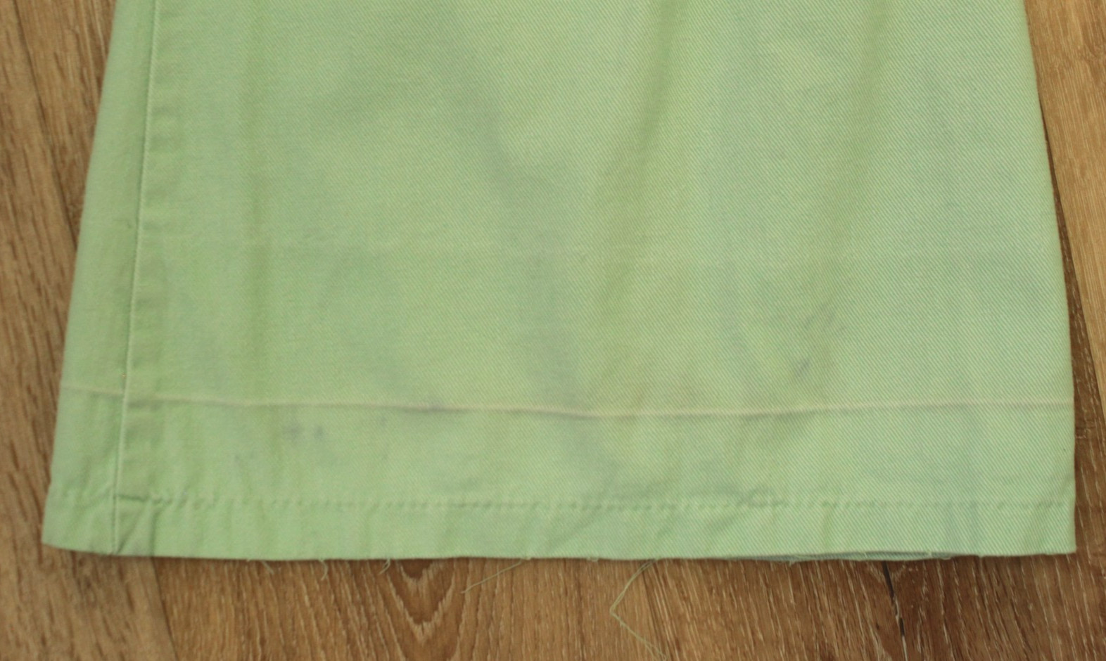 VTG Women’s 70s Mint Green Super Flare Bellbottoms Jeans XS / Sz 25″ 1970s