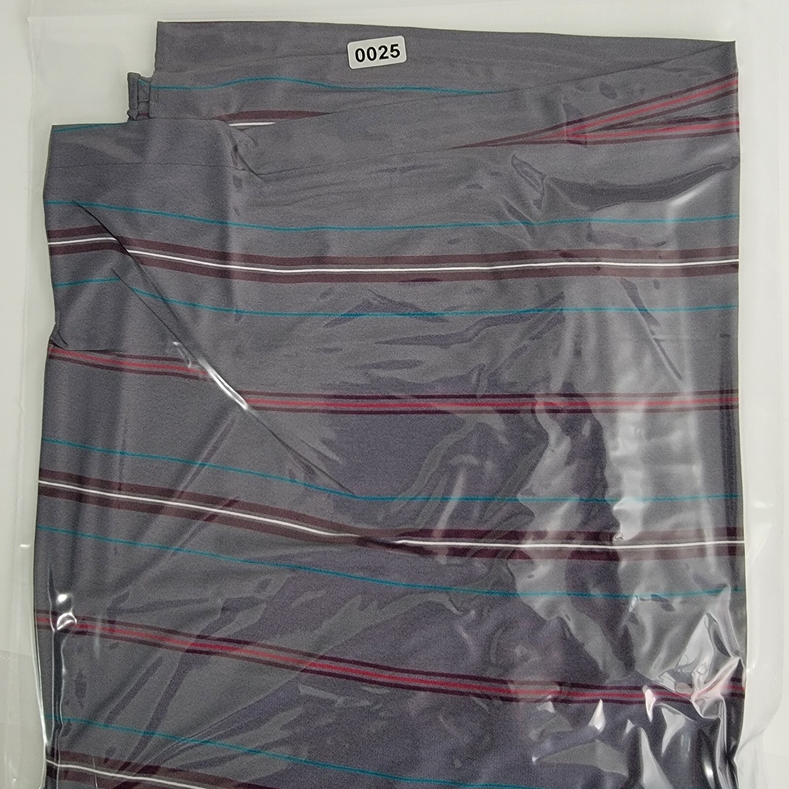 Vintage Stirling Cooper Gray With Red Pinstripes Pencil Skirt 7/8