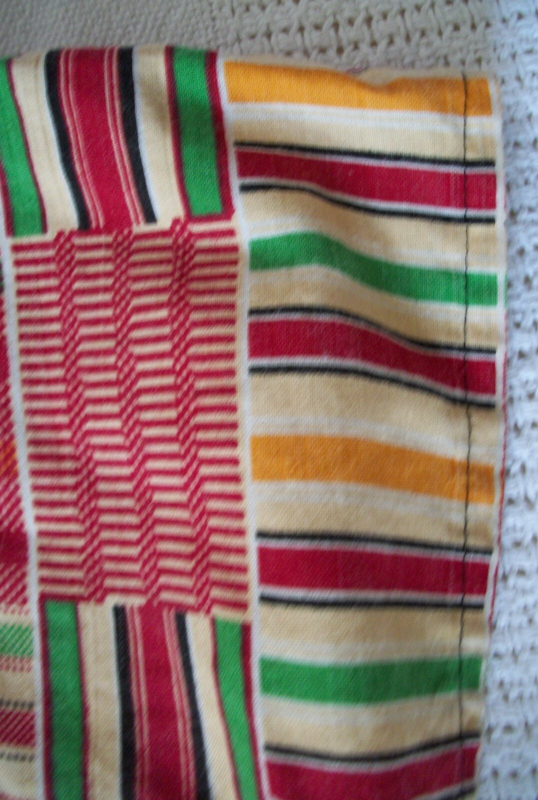 Vintage Free Island African Style Balloon Dress Kaftan One Size Cotton