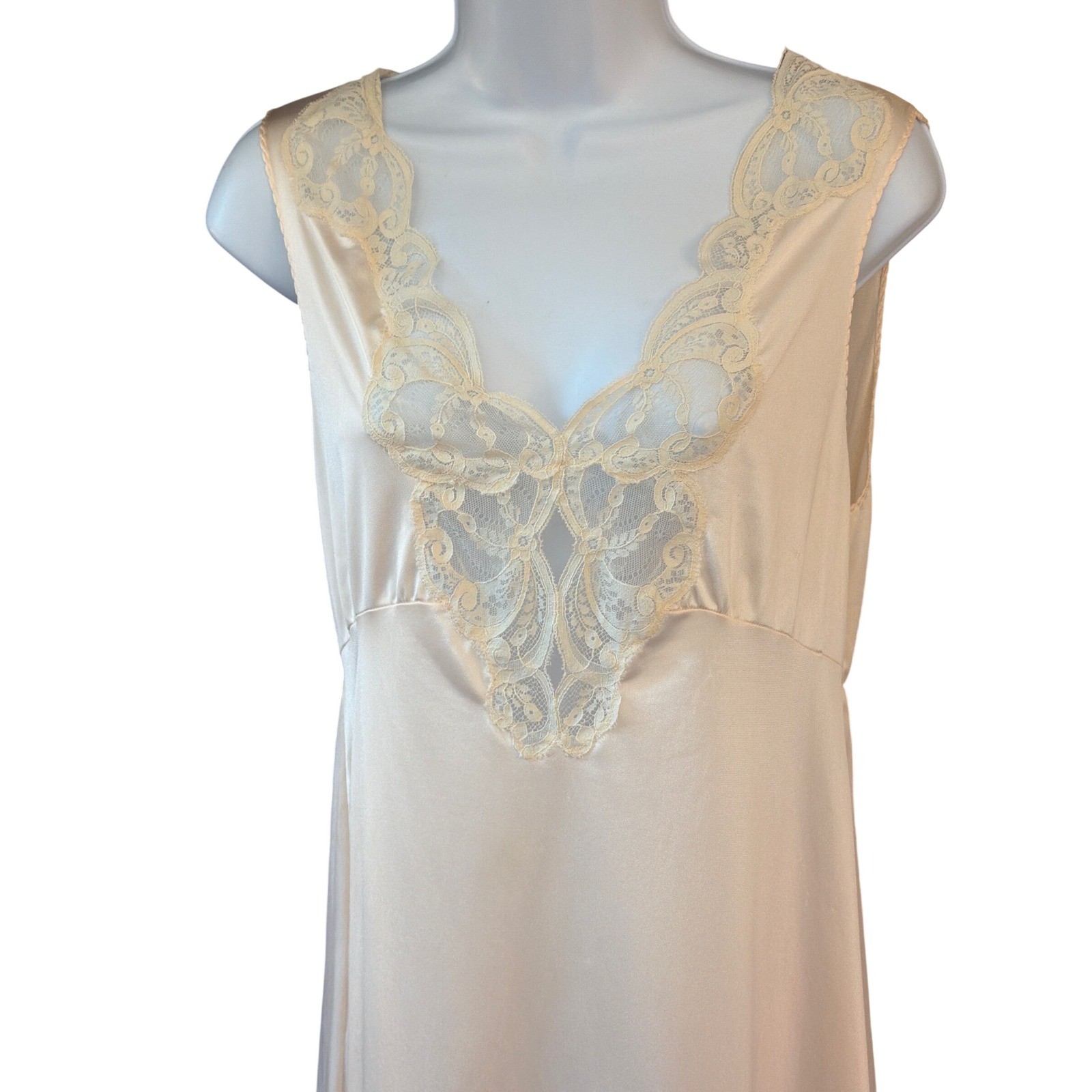 Vintage Wonder Maid Nightgown Coquette Regencycore Romantic Sleepwear Slip Dress