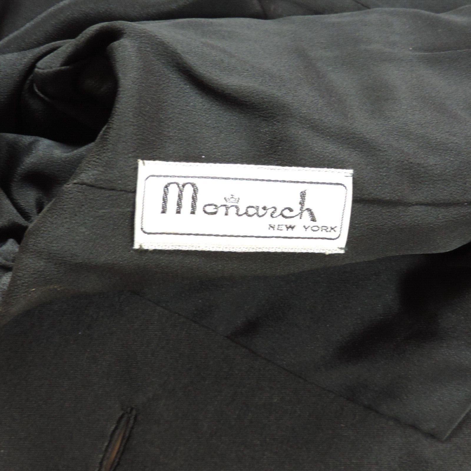 1960’s Bartelstein’s Black Wool w/Braided/Beaded Trim Short Jacket B39