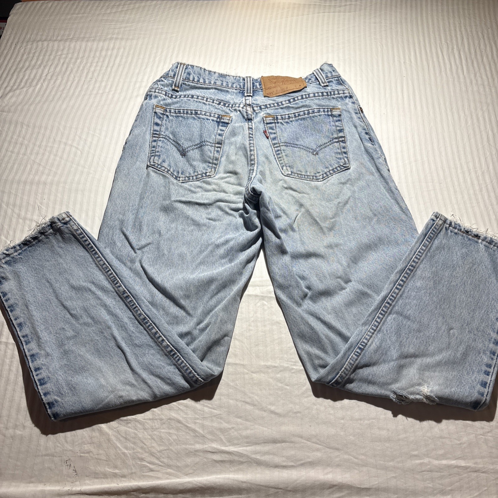 Vintage Levi’s 551 Red Tab 1995 90s Mom 11.5 Rise Jeans 6 Pet Distressed. 1050
