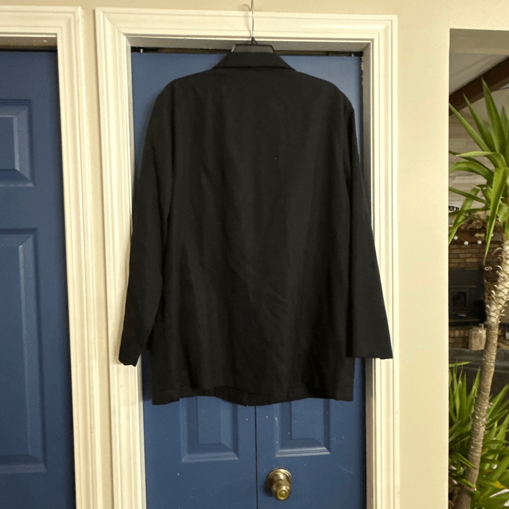 Alice Stuart Women’s One Button Black Blazer Size XL