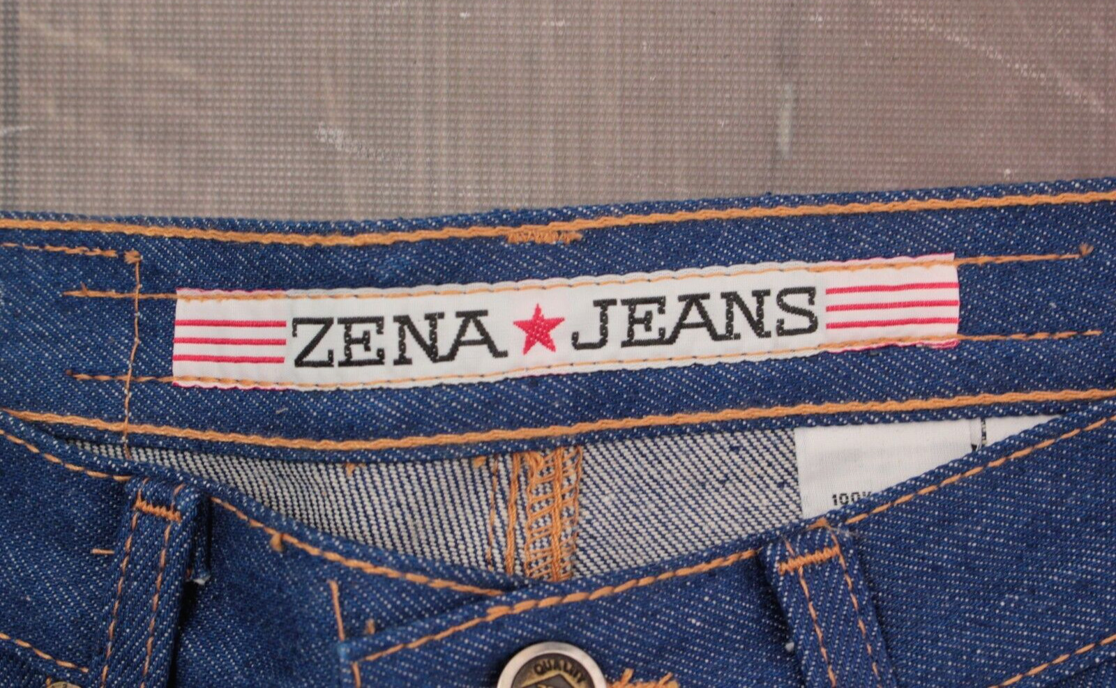 VTG Women’s 80s 90s NOS ZENA Jeans Sz 30″ 1980s 1990s Dark Wash High Waist