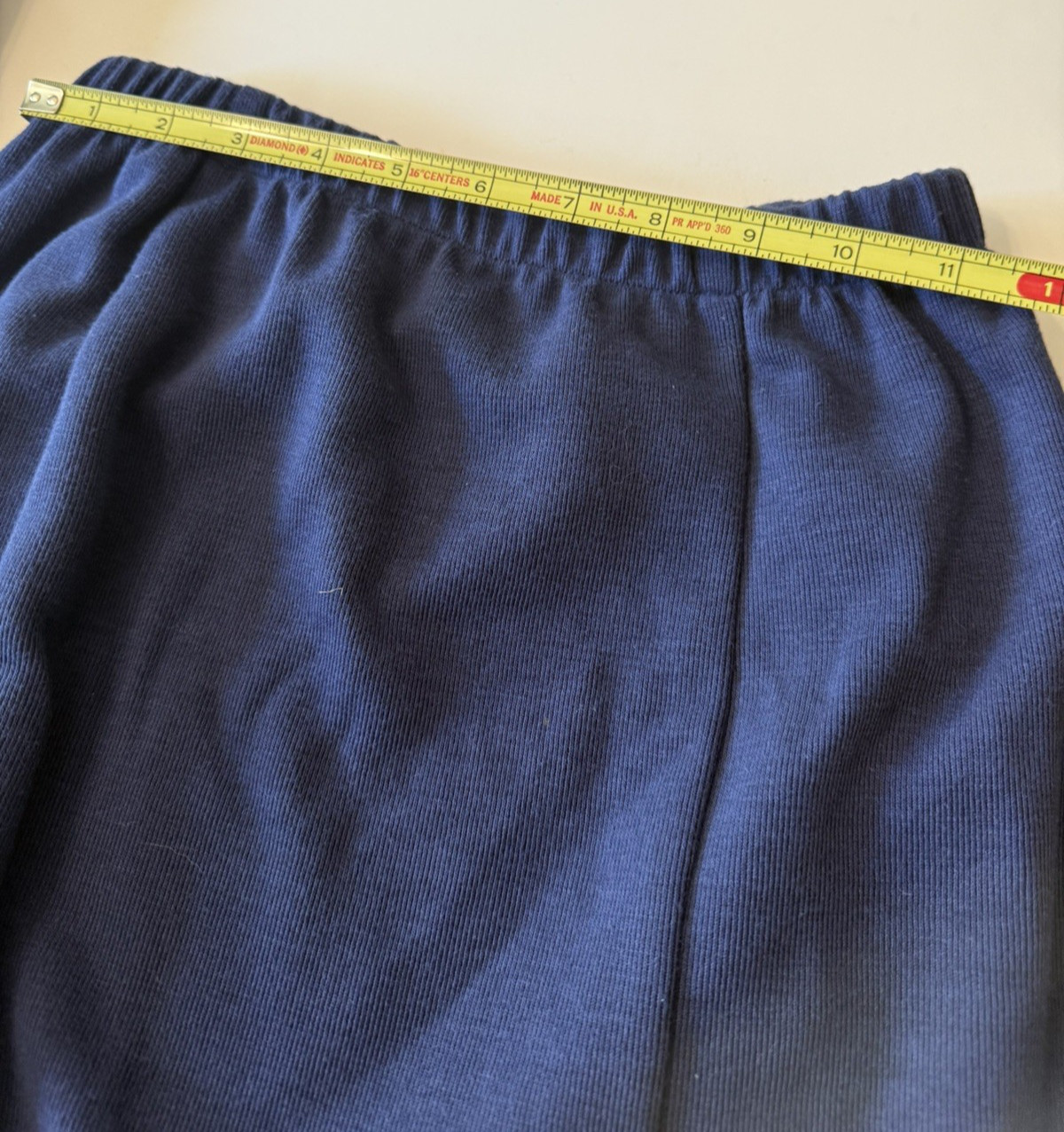 Vintage All That Jazz 2 Piece Skirt Outfit Sz 5/6 Blue/White Pre-Owned Excellent